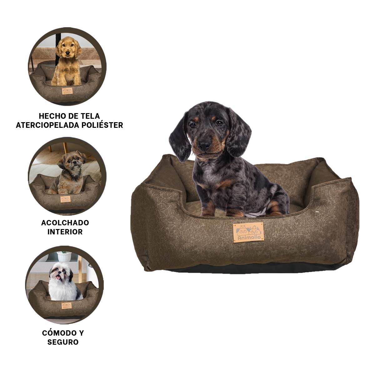 DESCANSO PARA PERRO TALLA S MARRON CON COMPLETO YSTICKY - 5