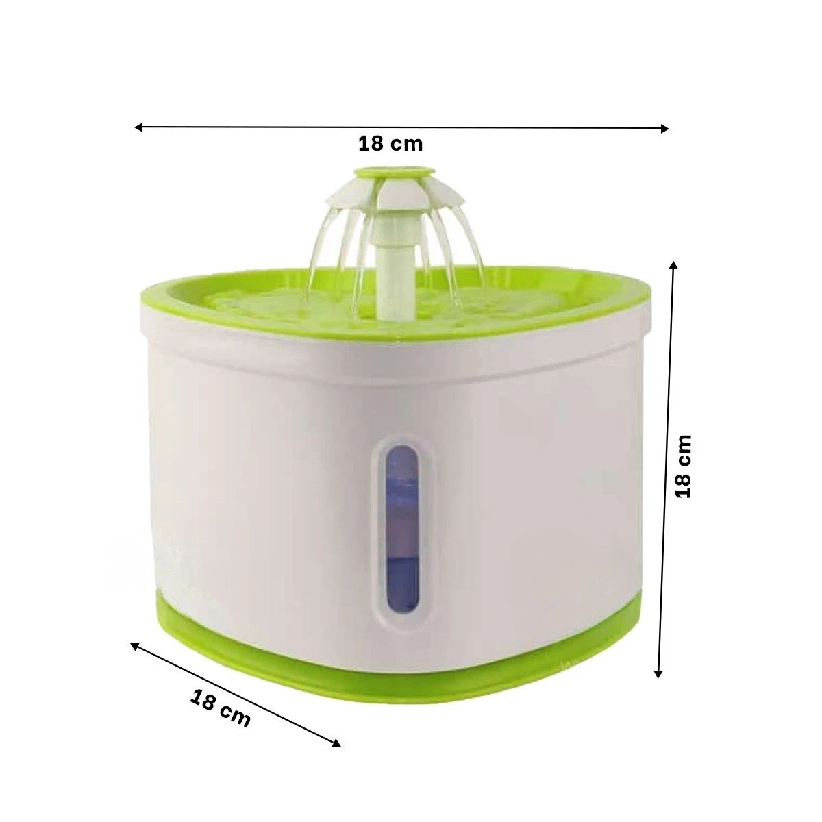 BEBEDERO CON FORMA DE CORAZON VERDE PARA EL CARIÑO DE SU FAMILIA YPAPEL REGALO - 4