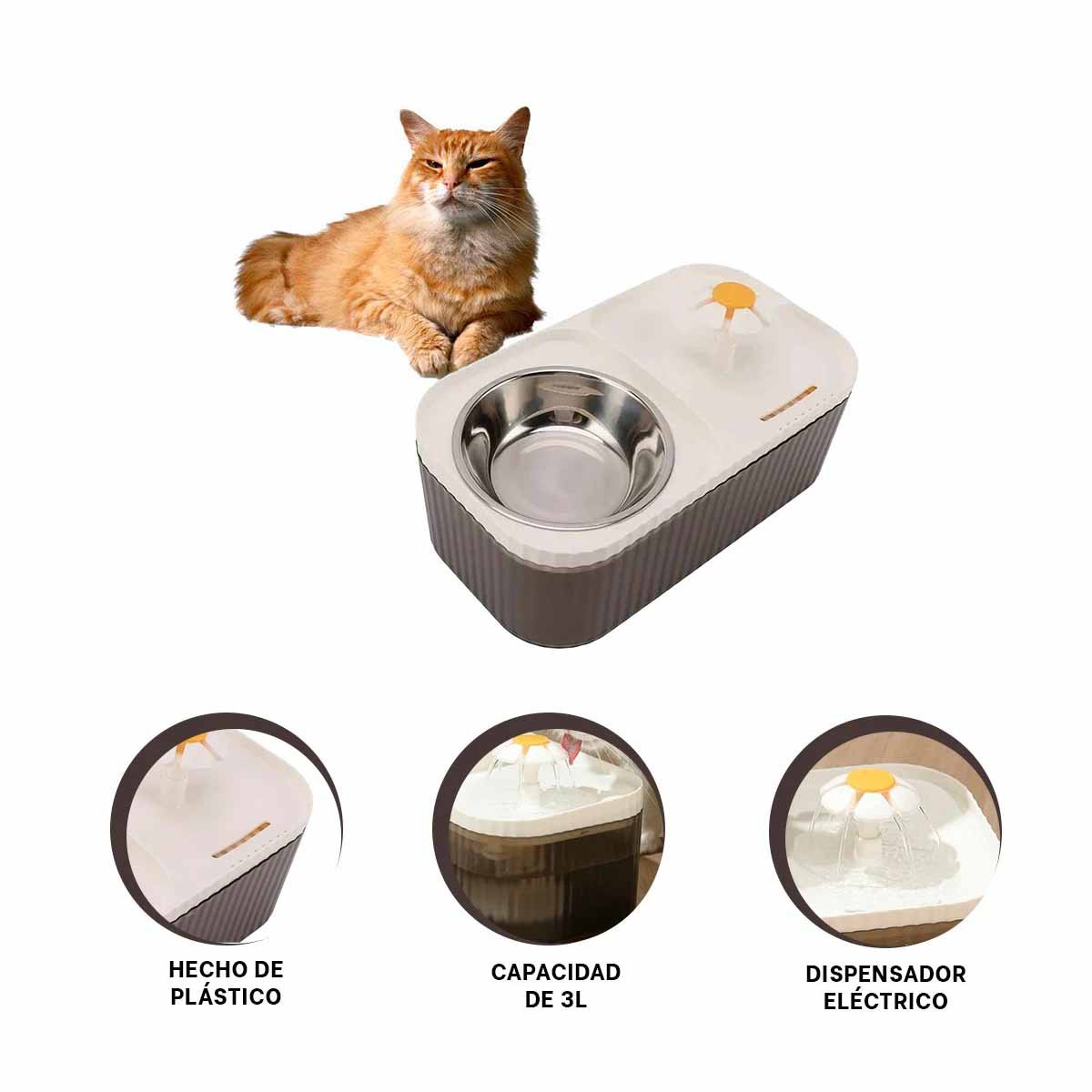 COMEDERO DOBLE RECTANGULAR BLANCO PARA UNA DIETA CON MUCHO ORDEN YLIGAS REGALO - 5