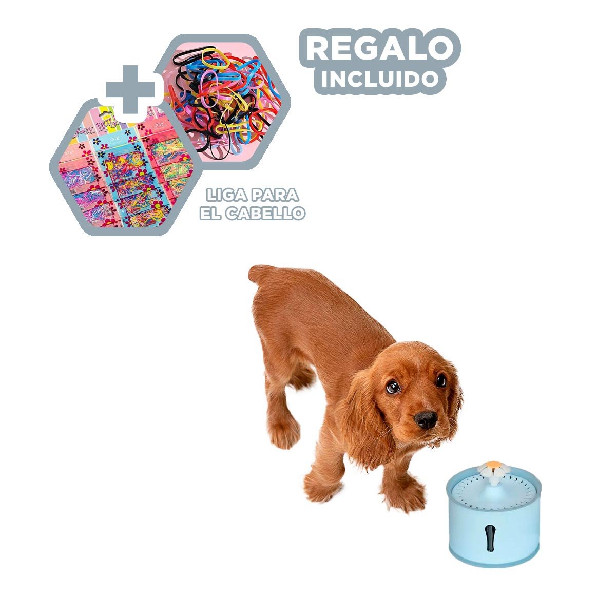 ESTACION DE AGUA CIRCULAR CELESTE GRIS PARA UNA HIGIENE CON MUCHO ORDEN YLIGAS REGALO - 2
