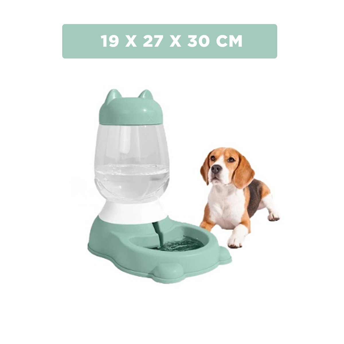 PACK4 DISPENSADOR VERDE AUTOMATICO CON BIDON Y GATO QUE MEJORA LA PRESENTACION YPAPEL REGALO - 4