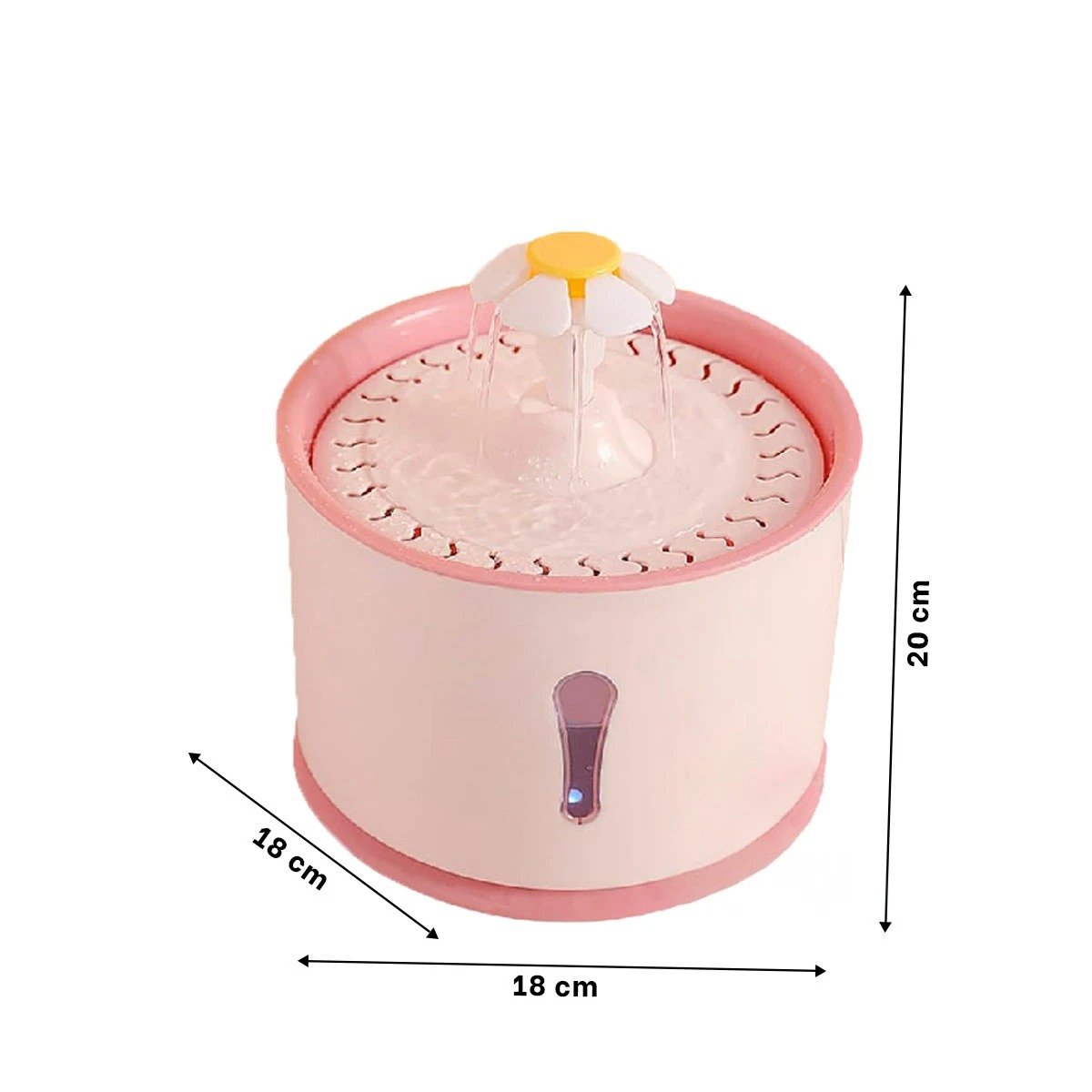 PACK4 MANANTIAL DE POLIPROPILENO PET ROSADO CON BOMBA DE MUCHA FUERZA YREGALO STICKER - 4