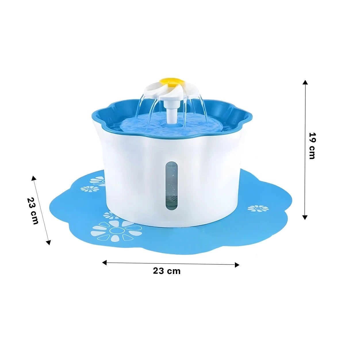 MANANTIAL BOTANICO PET CELESTE DE PLASTICO PARA SU LINDO HOGAR YREGALO STICKER - 4