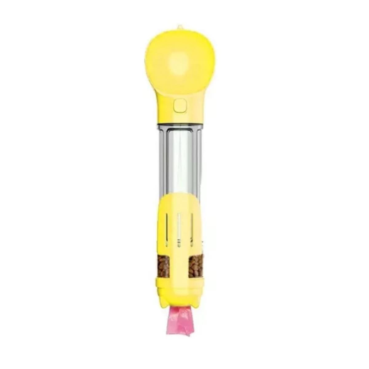BEBEDERO PORTATIL 4 EN 1 AMARILLO GRANDE PARA SU LINDO HOGAR CON CALIDAD YREGALO STICKER - 1