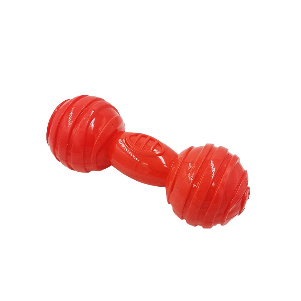JUGUETE CON BOLAS A RAYAS EN ROJO TIPO HUESO PARA DISTRIBUCION PRACTICA YLIGAS REGALO - 5