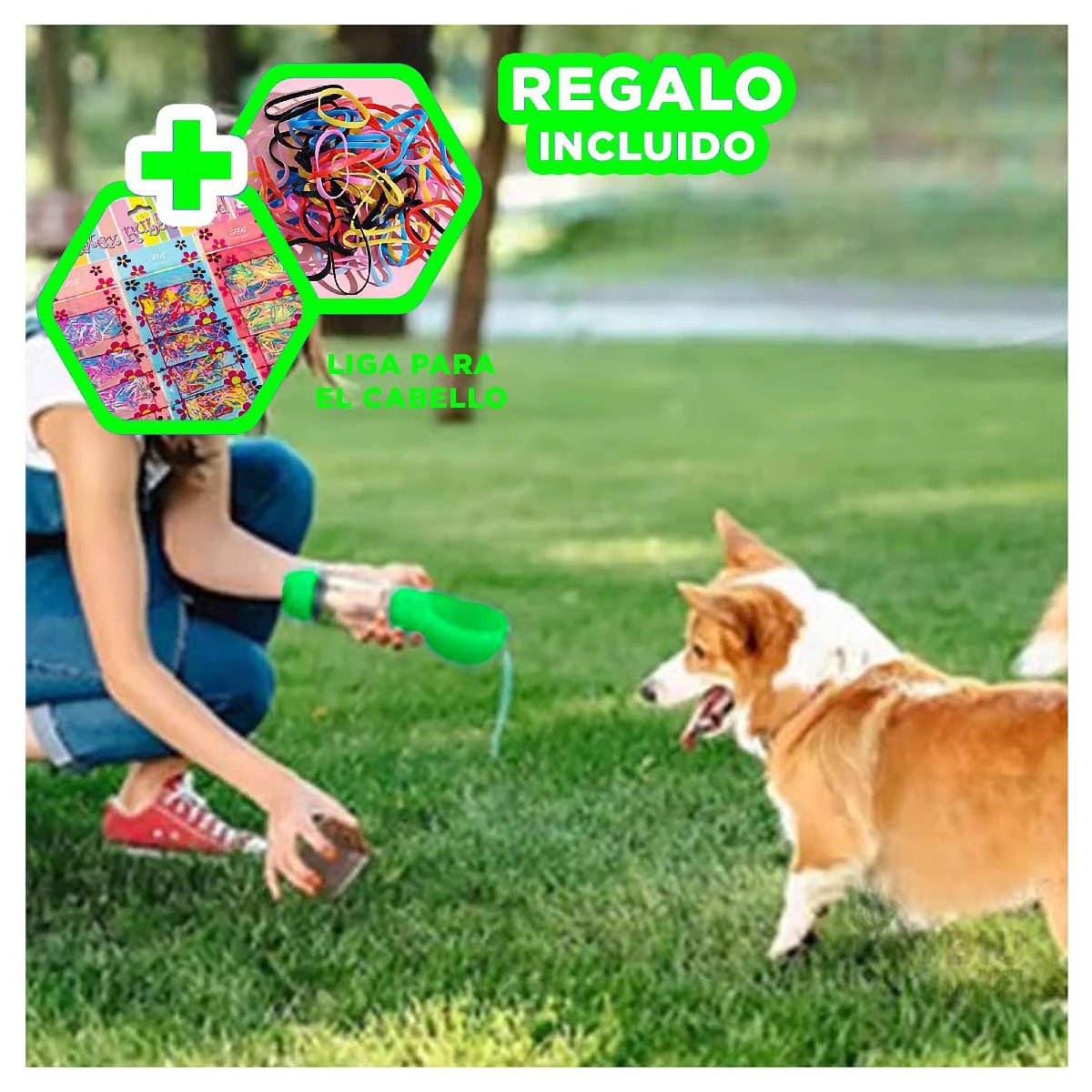 CONTENEDOR DE VIAJE 4 EN 1 VERDE GRANDE PARA UN ORDEN DE VIVIENDA REAL YLIGAS REGALO - 2