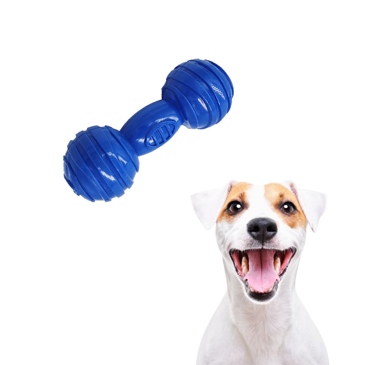 JUGUETE CON BOLAS A RAYAS EN AZUL TIPO HUESO PARA DISTRIBUCION PRACTICA YLIGAS REGALO - 5