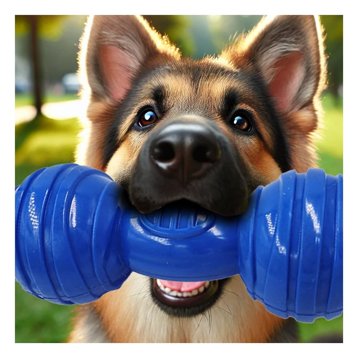 PACK2 MORDEDOR HUESO CON BOLAS A RAYAS EN COLOR AZUL EN ACTIVIDADES DE MASCOTA ACTIVA - 2