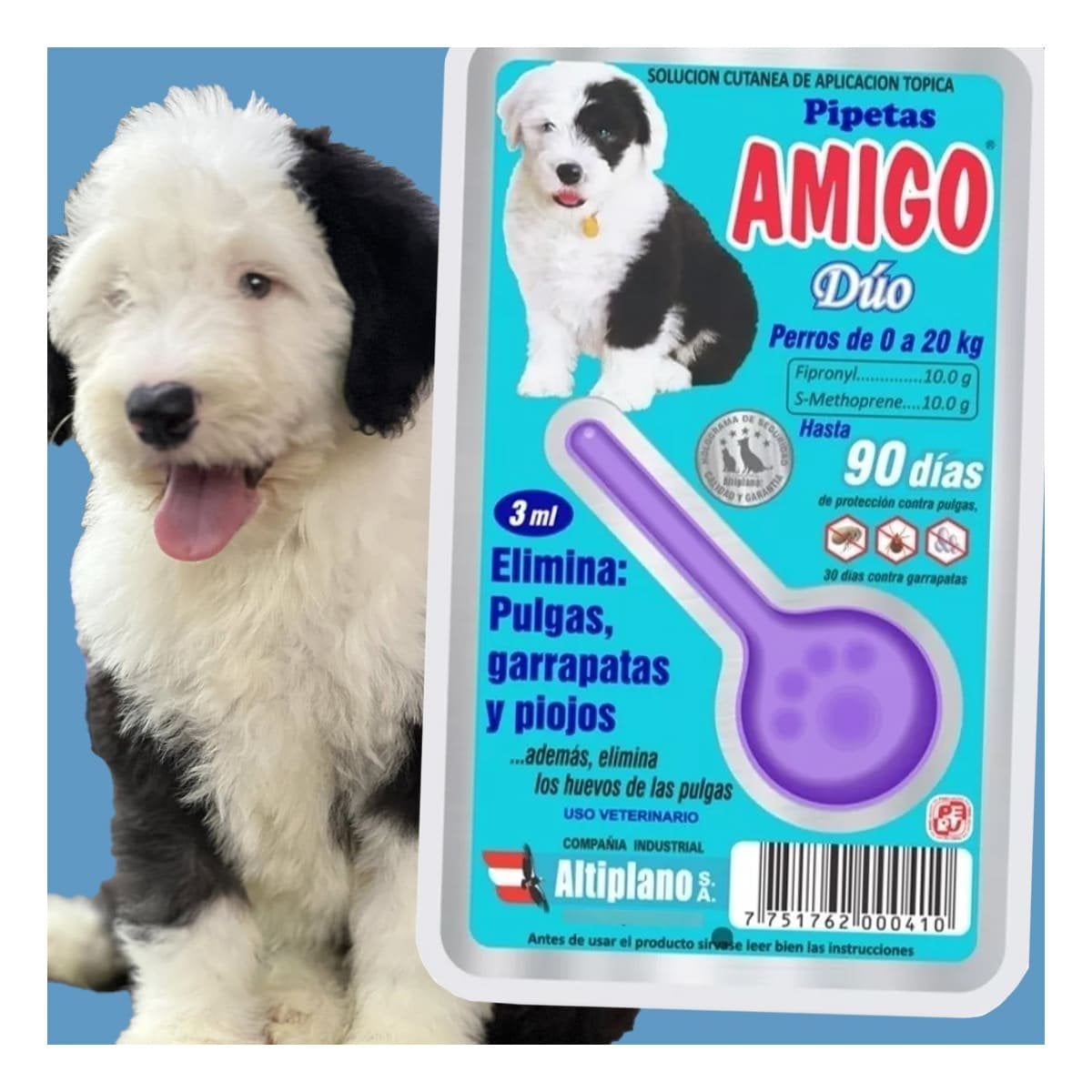 TRATAMIENTO DE 3 ML PARA PERROS DE PARA LA SALUD DE SU FAMILIA YPAPEL REGALO - 1