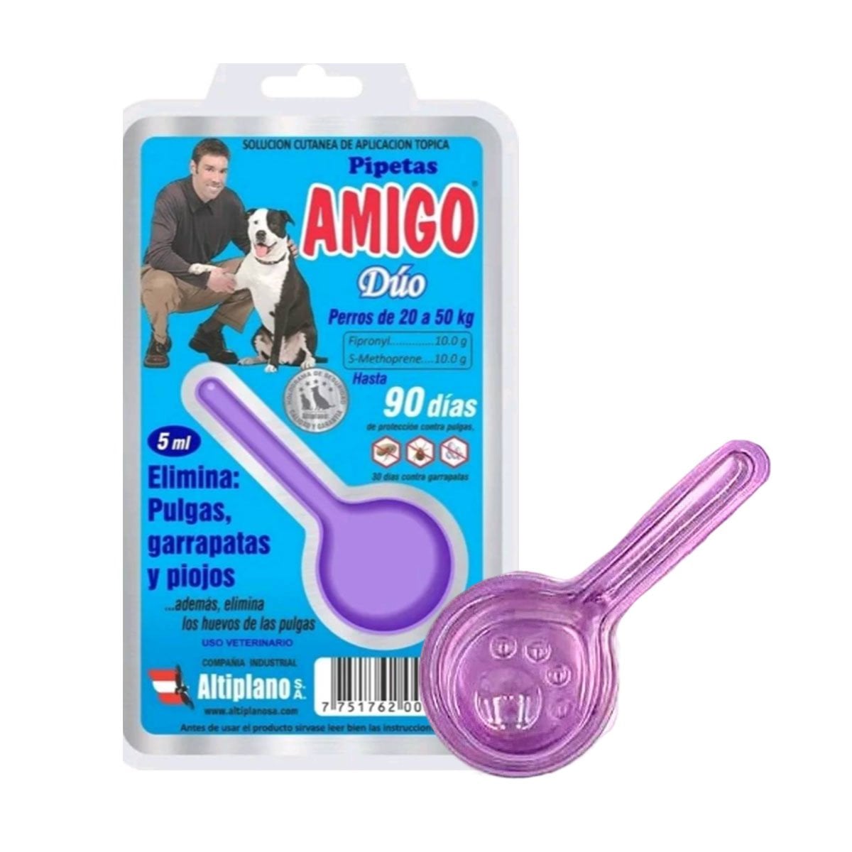 PACK4 TRATAMIENTO CONTRA PARASITOS DE 5 ML PARA EL BIENESTAR DE SU MASCOTA YPAPEL REGALO - 3