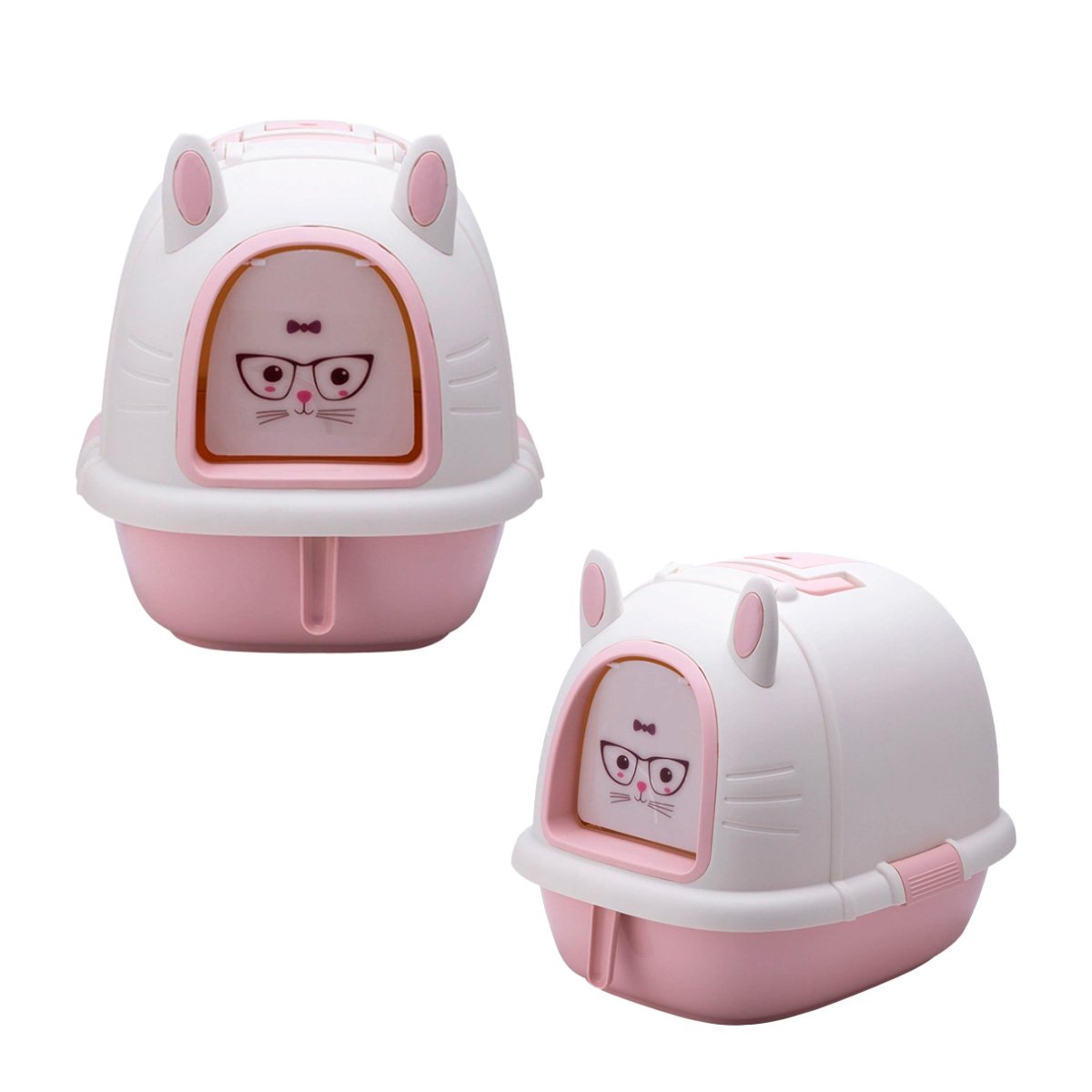 ARENERO COMPACTO DE OREJITAS ROSADO CON PALA Y CERNIDOR PARA ZONA ORGANIZADA YREGALO STICKER - 1