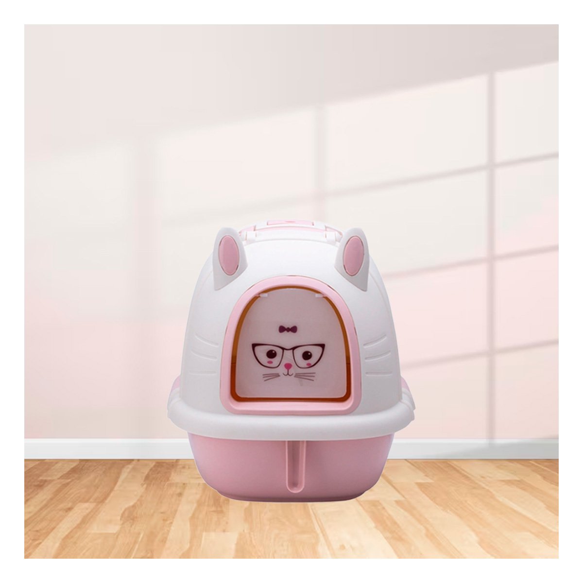 ARENERO COMPACTO DE OREJITAS ROSADO CON PALA Y CERNIDOR PARA ZONA ORGANIZADA YREGALO STICKER - 2