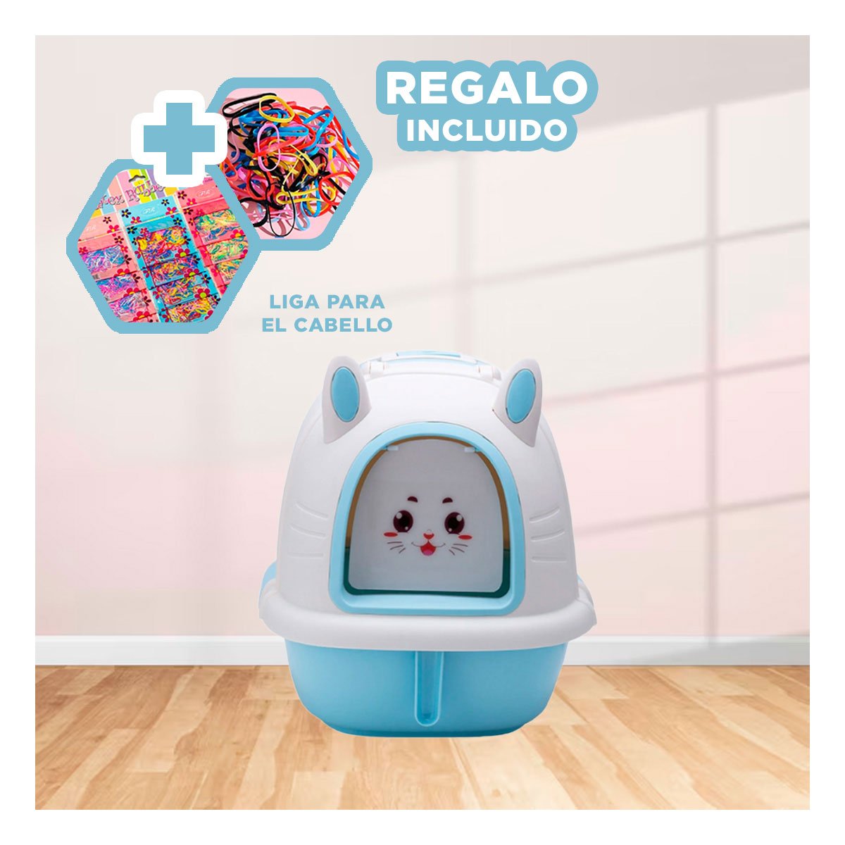 ARENERO PEQUENO CELESTE CON PALA Y CERNIDOR DE OREJITAS EN ENTORNO CONTROLADO YLIGAS REGALO - 2