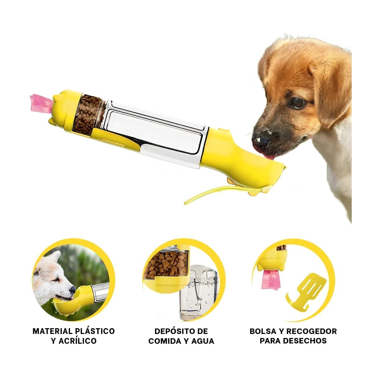 ACCESORIO MULTIFUNCION 4 EN 1 AMARILLO GRANDE PARA LA SALUD DE SU FAMILIA YPAPEL REGALO - 5