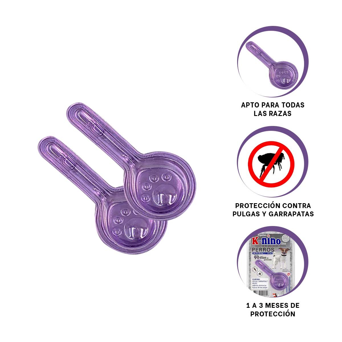 TRATAMIENTO CONTRA PARASITOS PARA PERROS DE 0 A 20 KG PARA LA SALUD DE FAMILIA YPAPEL REGALO - 5