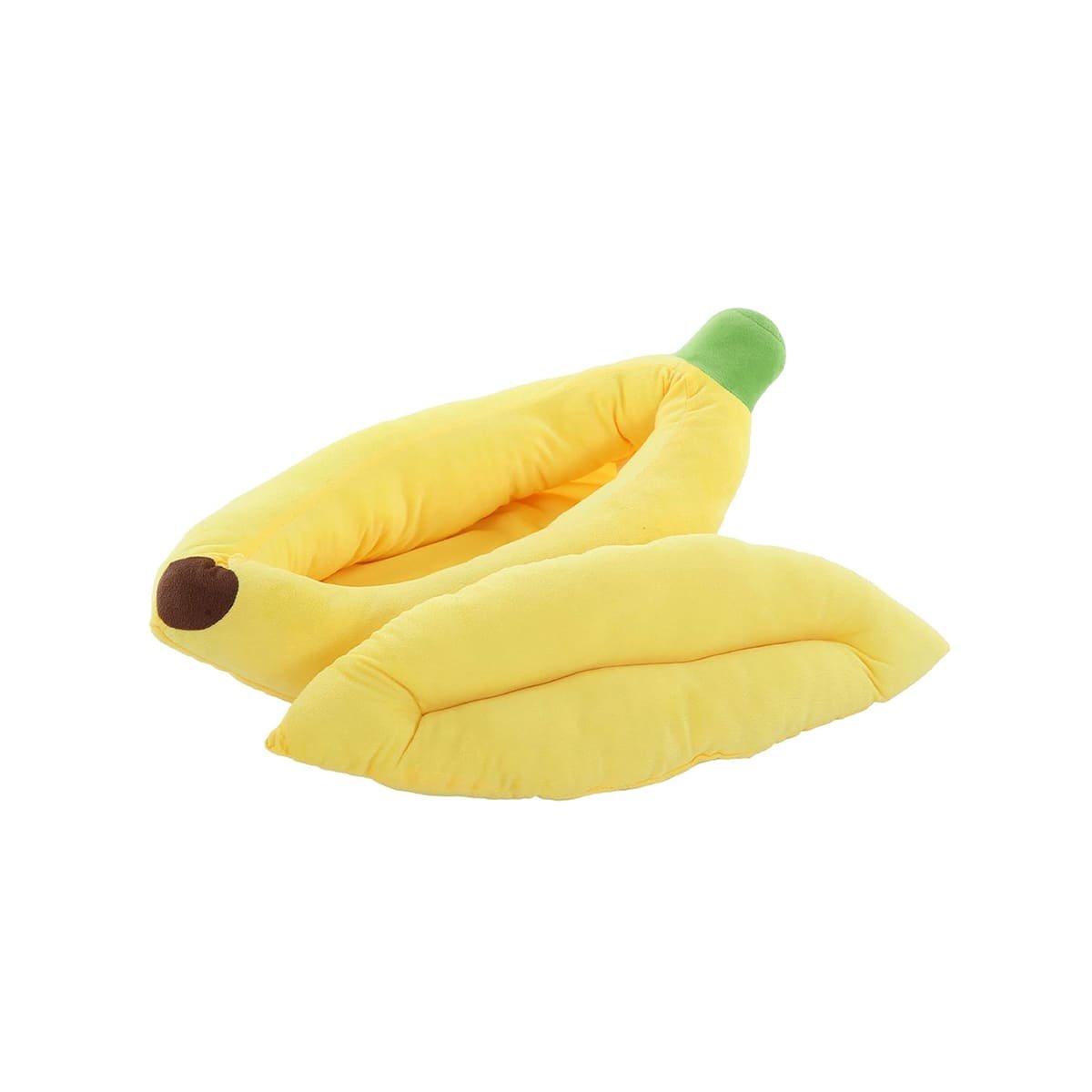 PACK4 COLCHON CONFORTABLE Y ENVOLVENTE TIPO PLATANO PARA MASCOTA TALLA M YPAPEL REGALO - 3