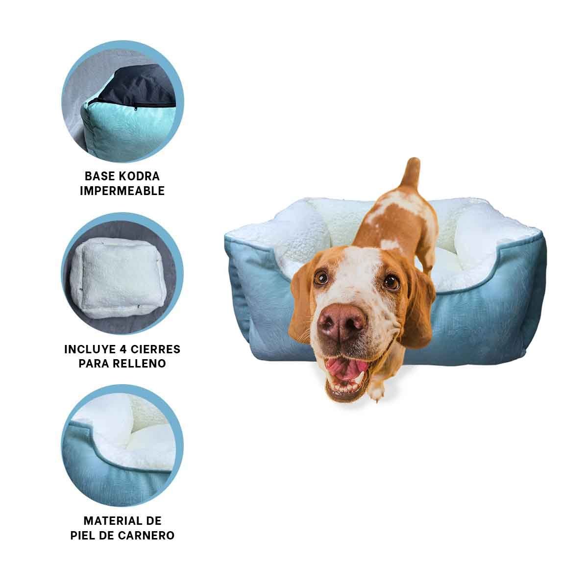 CAMA VERDE TALLA XL DE PIEL DE CARNERO QUE FACILITA DISTRIBUCION EN RINCONES YPAPEL REGALO - 5