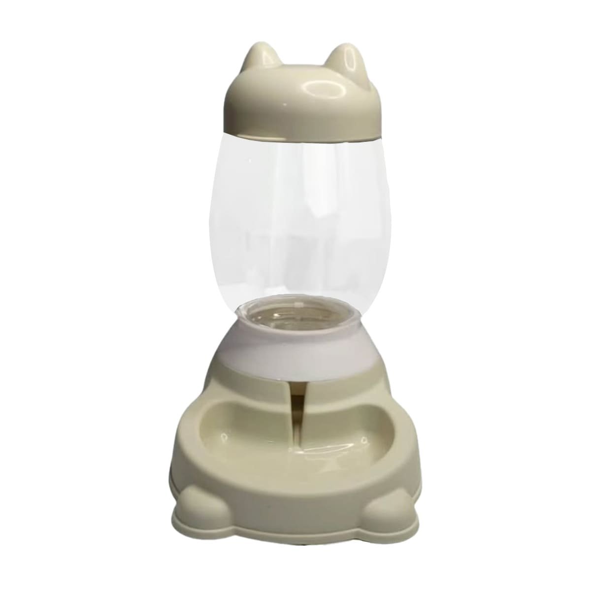 BEBEDERO PEQUENO AUTOMATICO BEIGE CON BIDON DE GATO EN RINCONES CONTROLADOS YLIGAS REGALO - 5