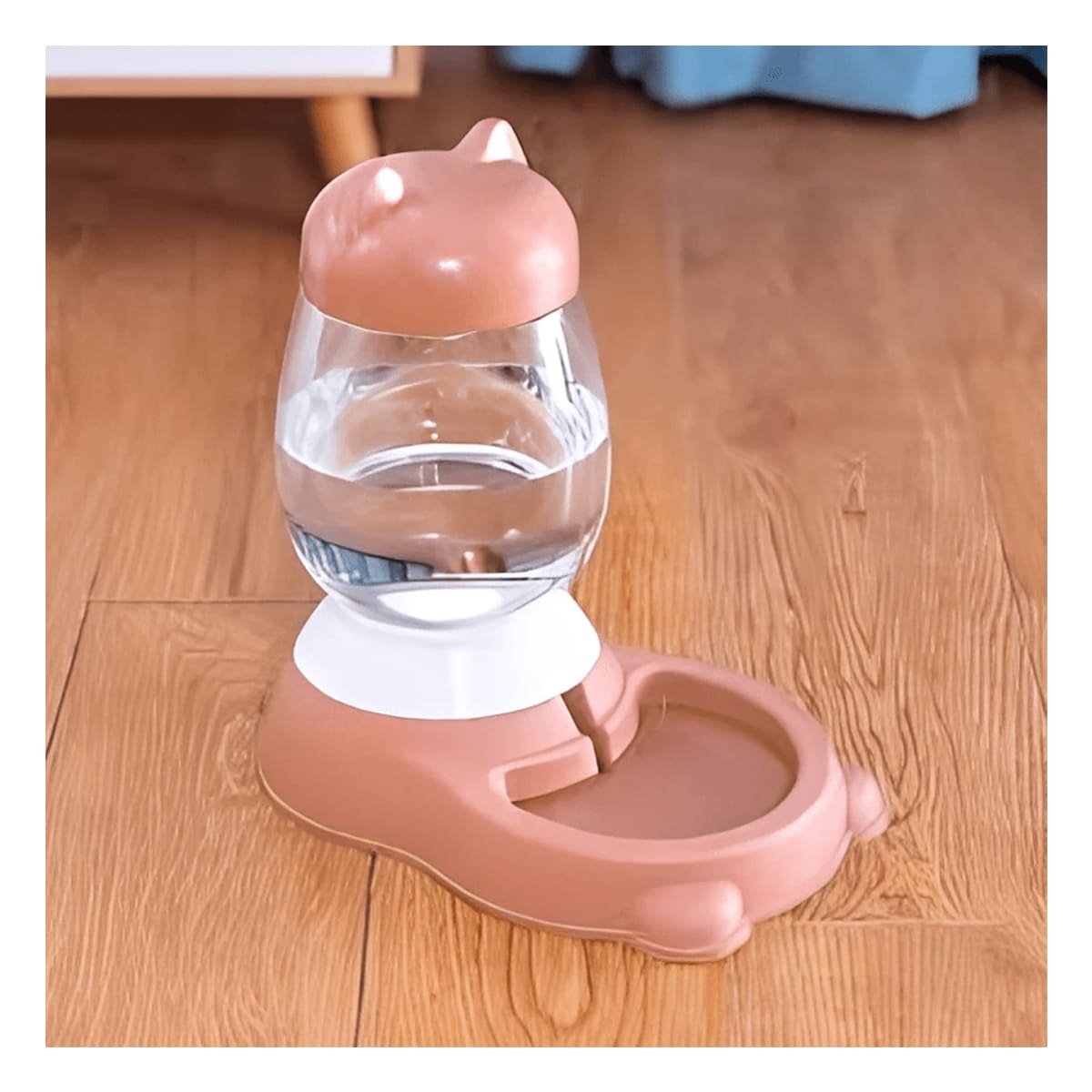 PACK4 DISPENSADOR CONFORT AUTOMATICO DE GATO CON BIDON ROSADO PARA ENTORNOS SEGUROS - 2