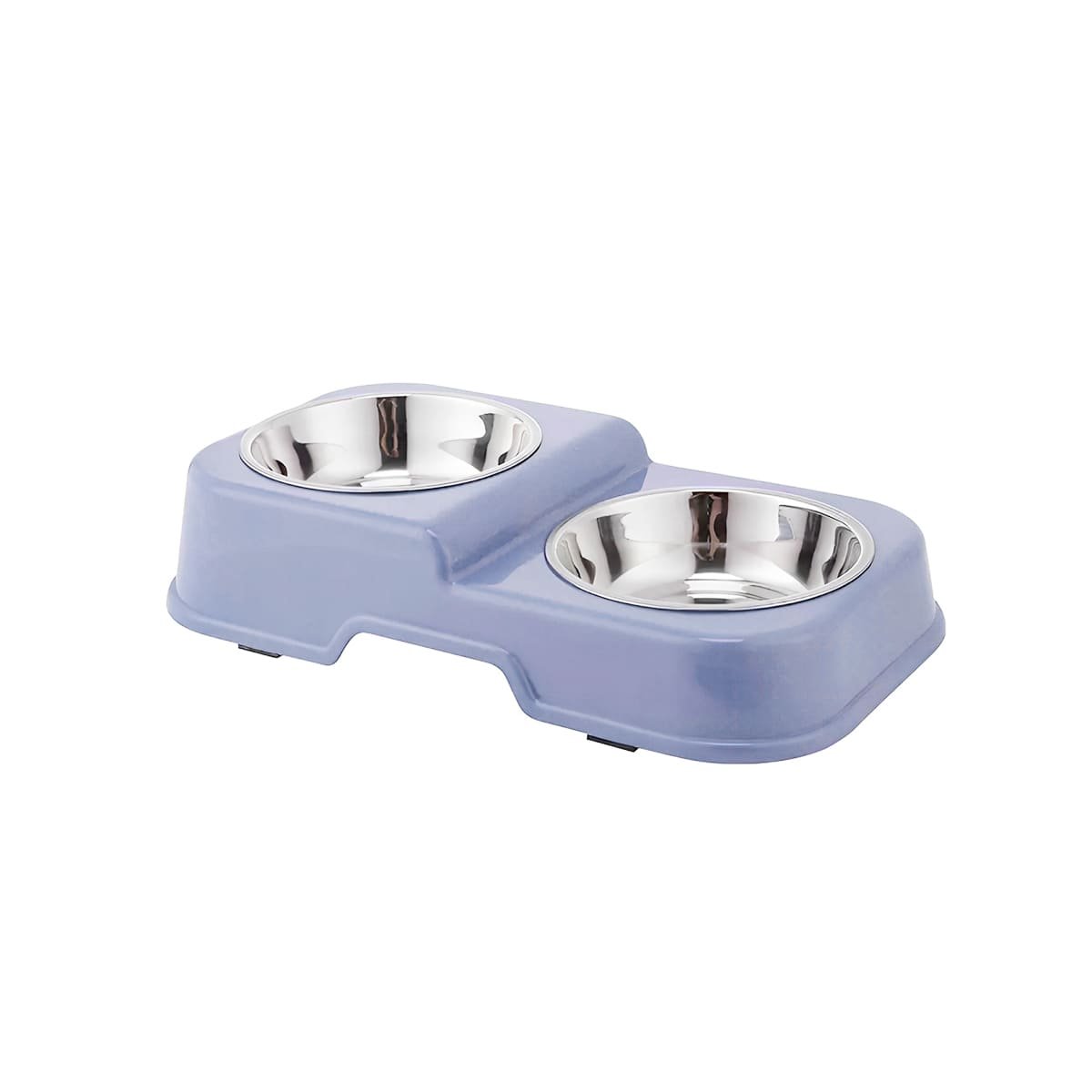 PLATO DE DOS NIVELES COLOR AZUL DOBLE CON PLATOS DESMONTABLES FACIL DE USAR YREGALO STICKER - 1
