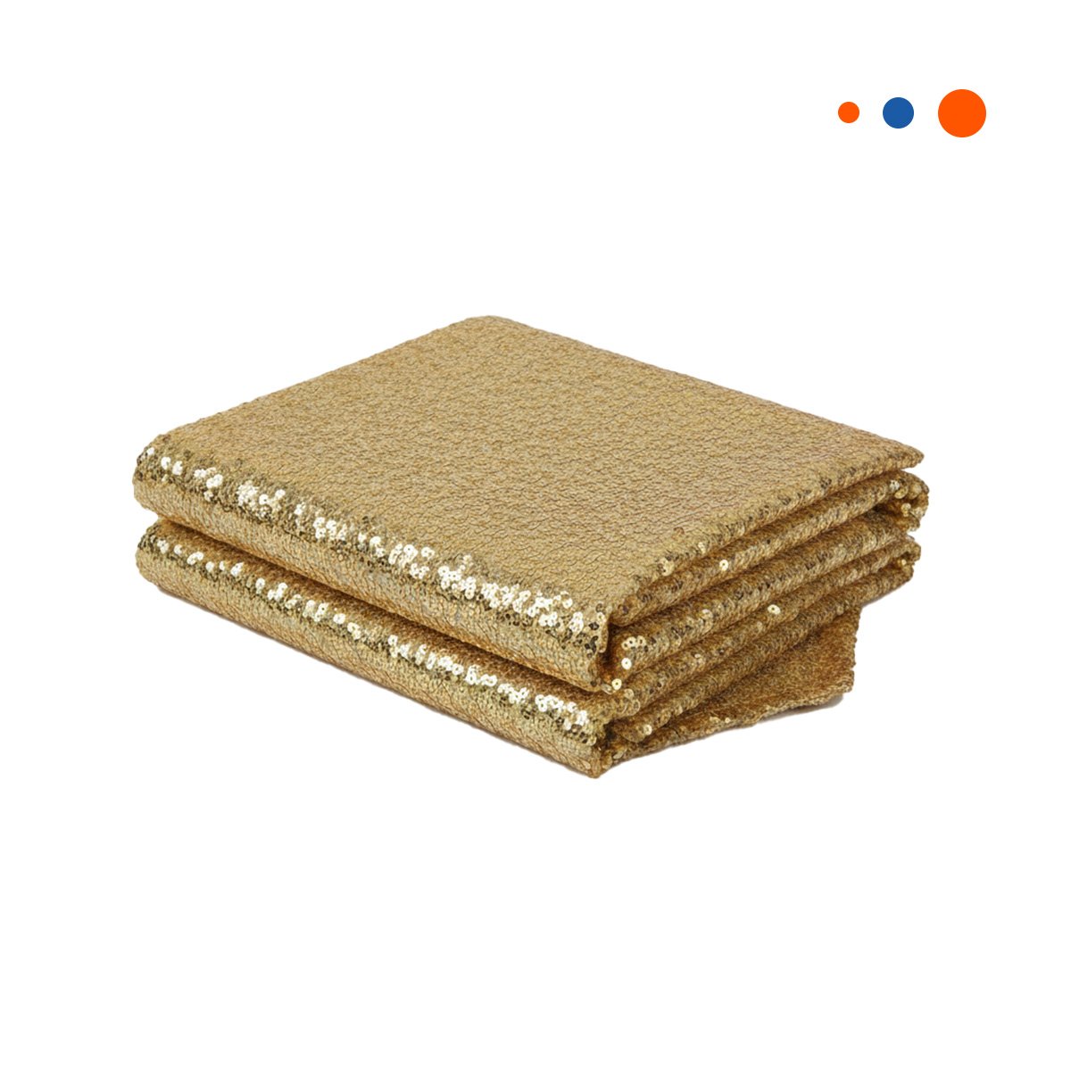 PACK2 TAPETE DORADO DE LENTEJUELAS CON 220X35CM PARA COCINA Y CELEBRACION Y+REGALO STICKER - 2