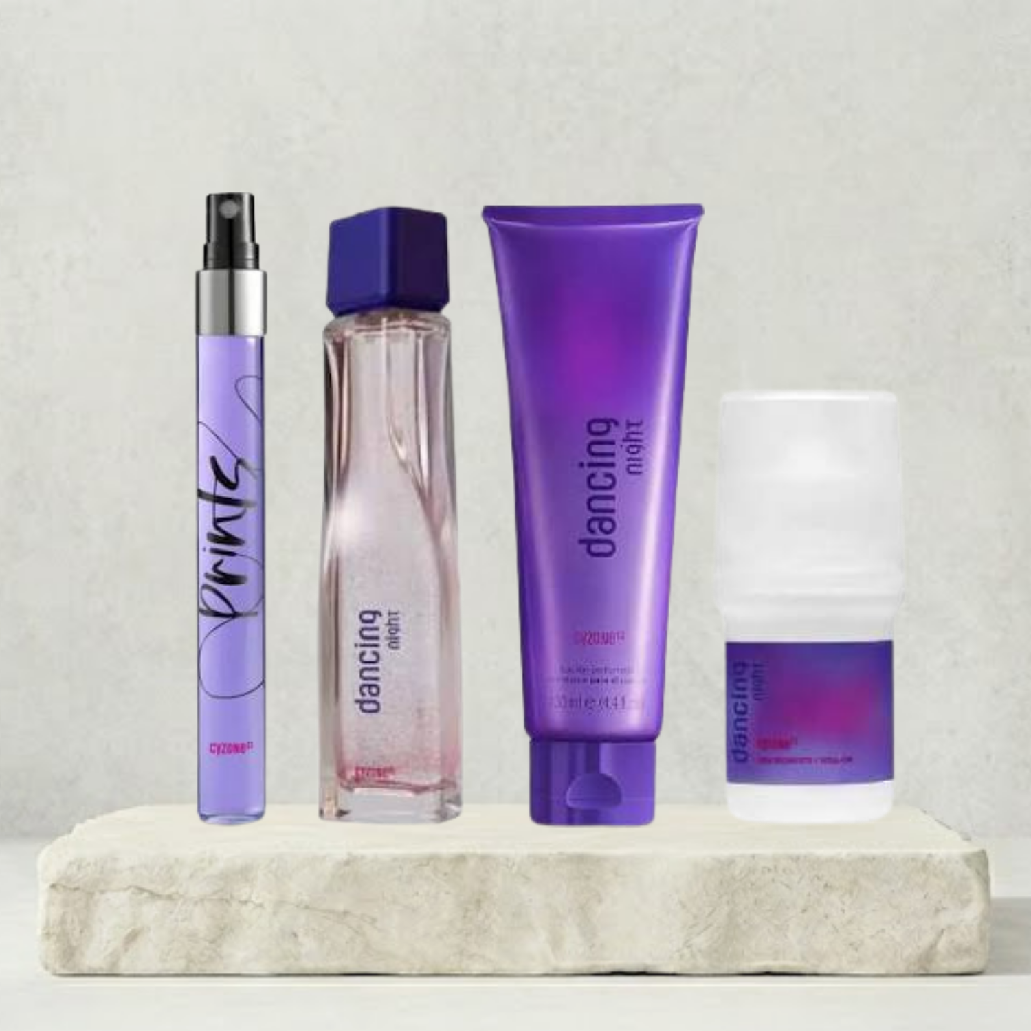 SET DANCING NIGHT 90 ML, CREMA DANCING NIGHT 130 ML , DESODORANTE DANCING NIGHT 50GR , PRINTS 30 ML - 1