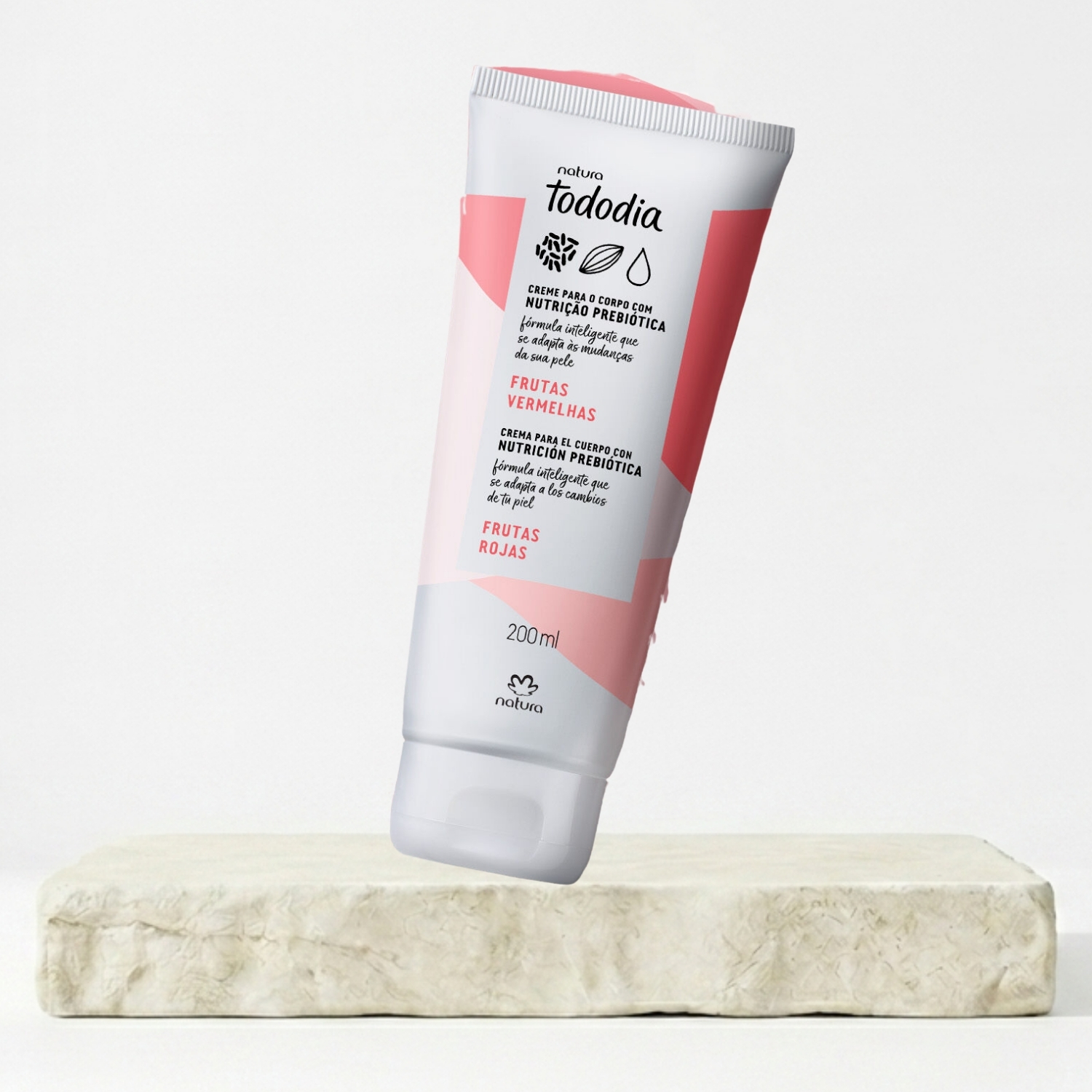 CREMA HIDRATANTE PARA CUERPO TODODIA FRUTAS ROJAS 200 ML - 1