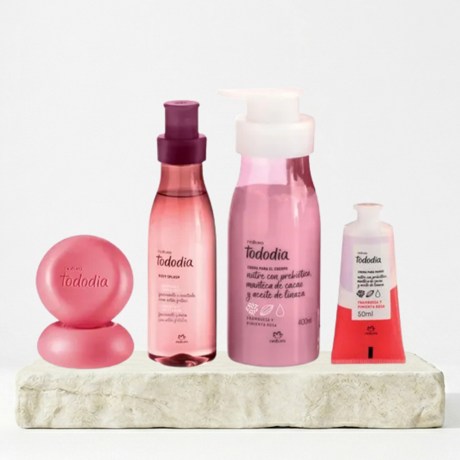 SET FRAMBUESA Y PIMIENTA ROSA - 1