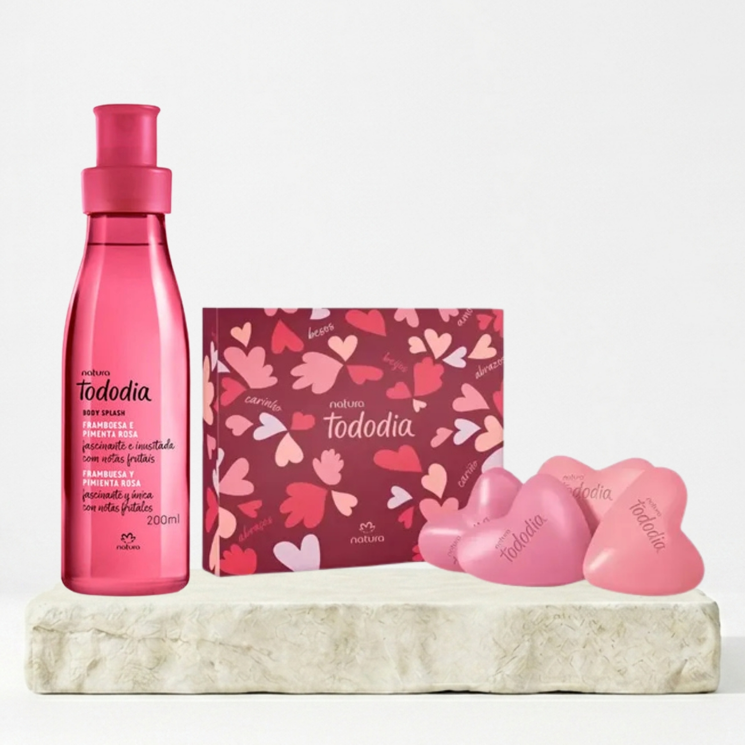 SET TODODIA FRAMBUESA Y PIMIENTA ROSA EAU DE TOILETTE - 1