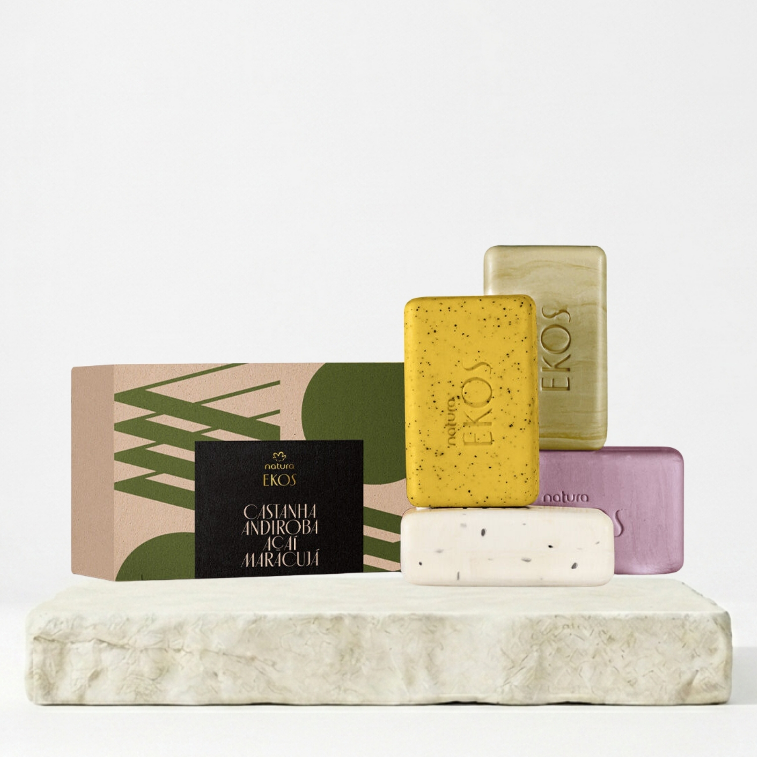 EKOS JABONES EN BARRA CREMOSOSY EXFOLIANTE 400 GR - 1