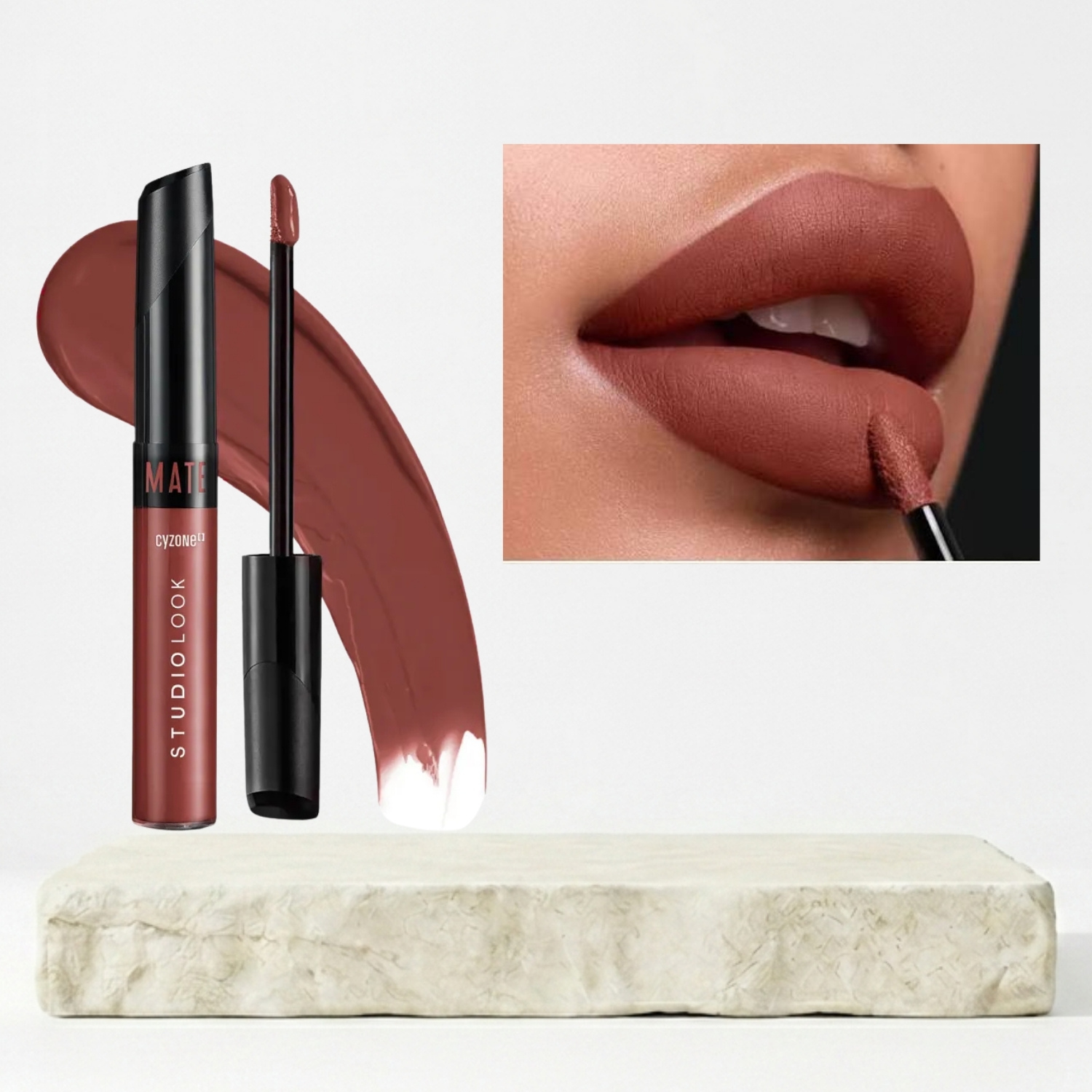 LABIAL LIQUIDO MATE STUDIO LOOK CRYSTAL NUDE - 1