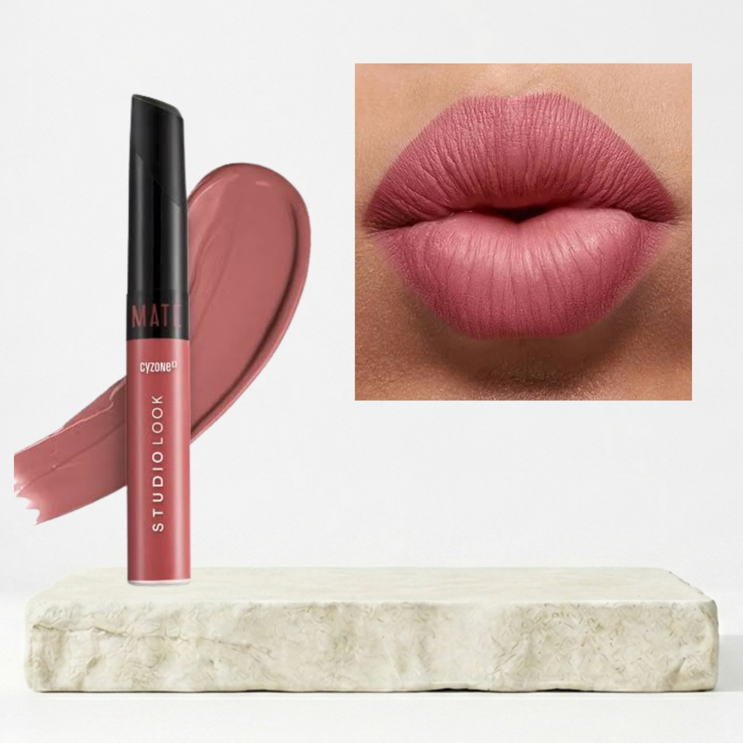 LABIAL LIQUIDO MATE STUDIO LOOK ROSE NUDE - 1