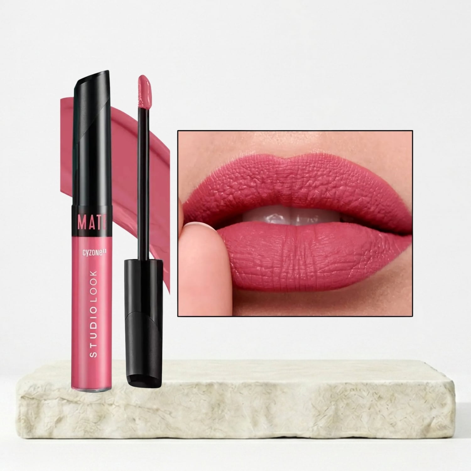 LABIAL LIQUIDO MATE STUDIO LOOK ROSEMARY - 1