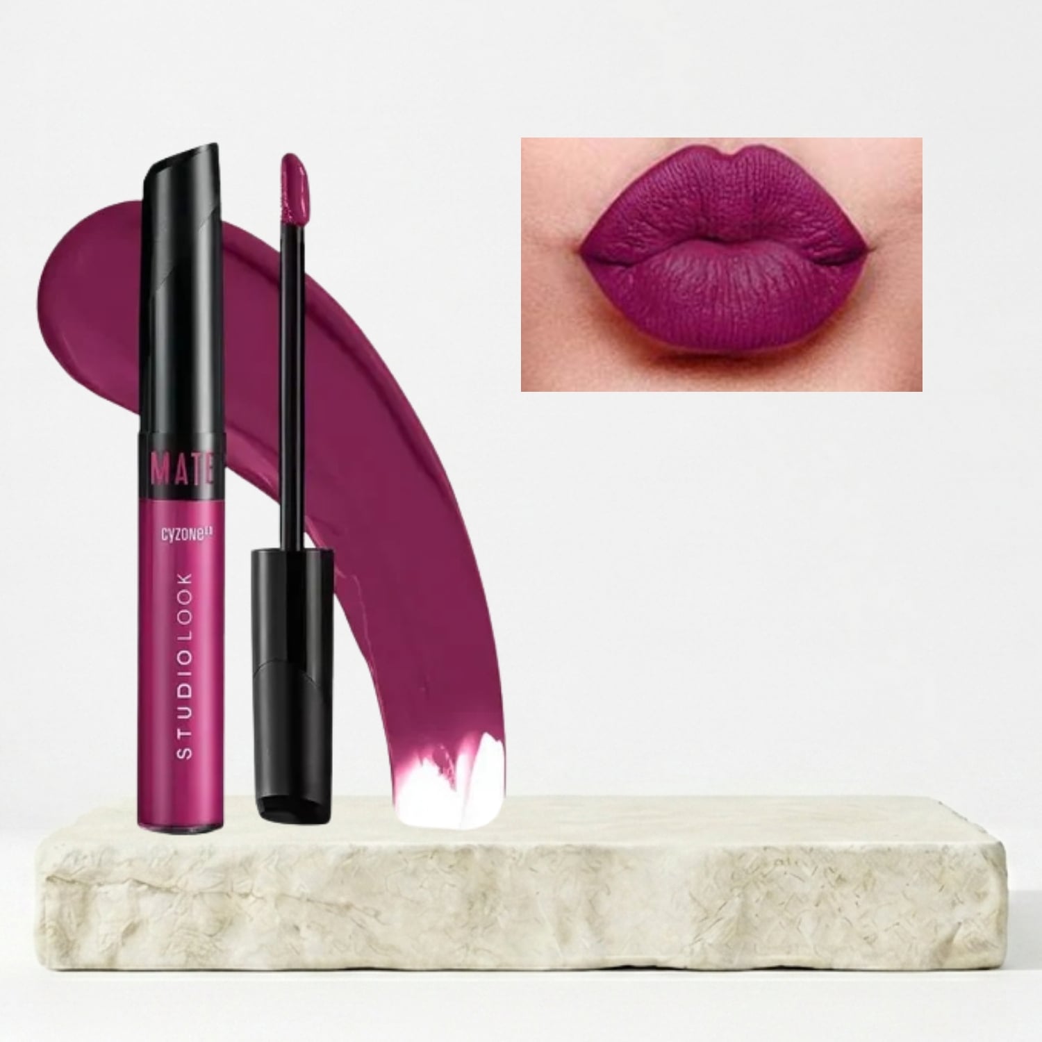 LABIAL LIQUIDO MATE STUDIO LOOK WINE - 1
