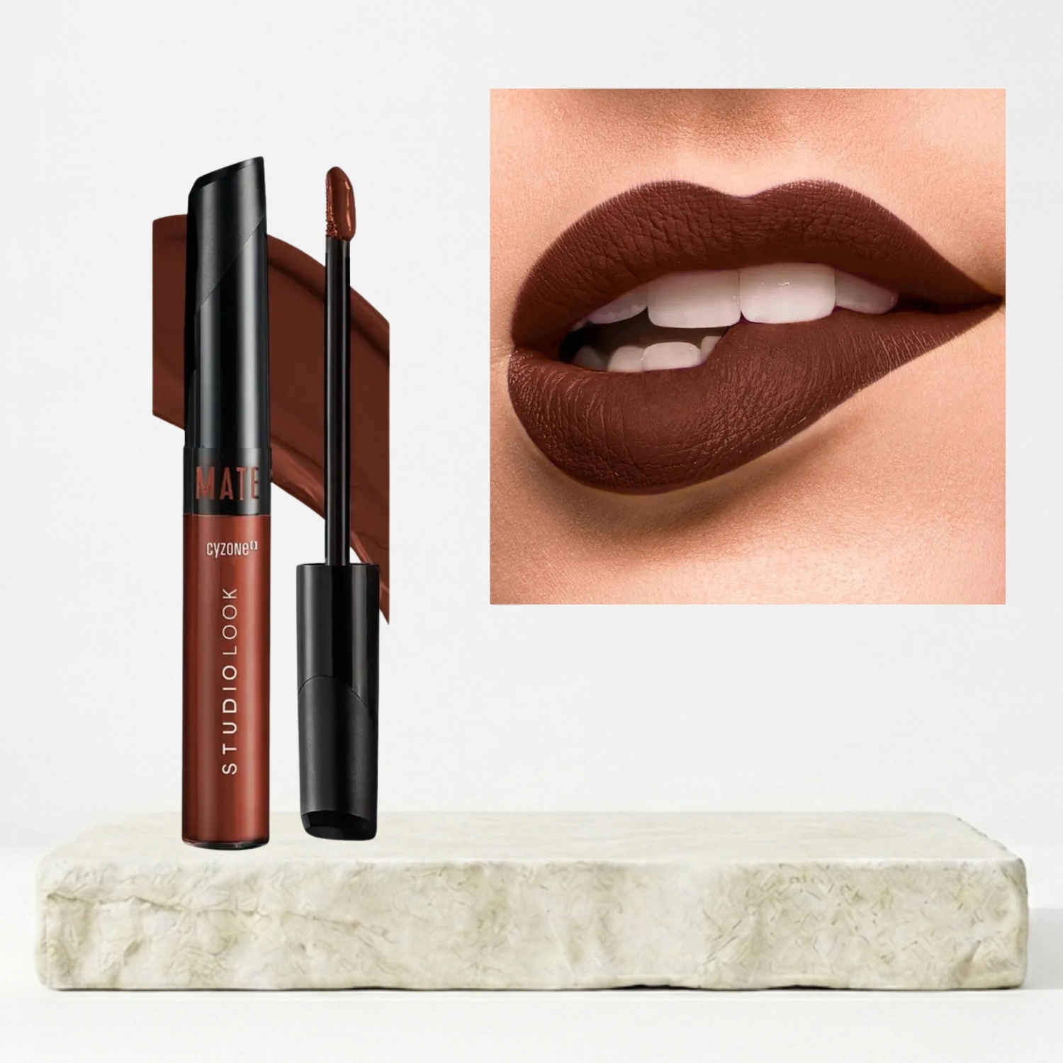 LABIAL LIQUIDO MATE STUDIO LOOK REDWOOD - 1