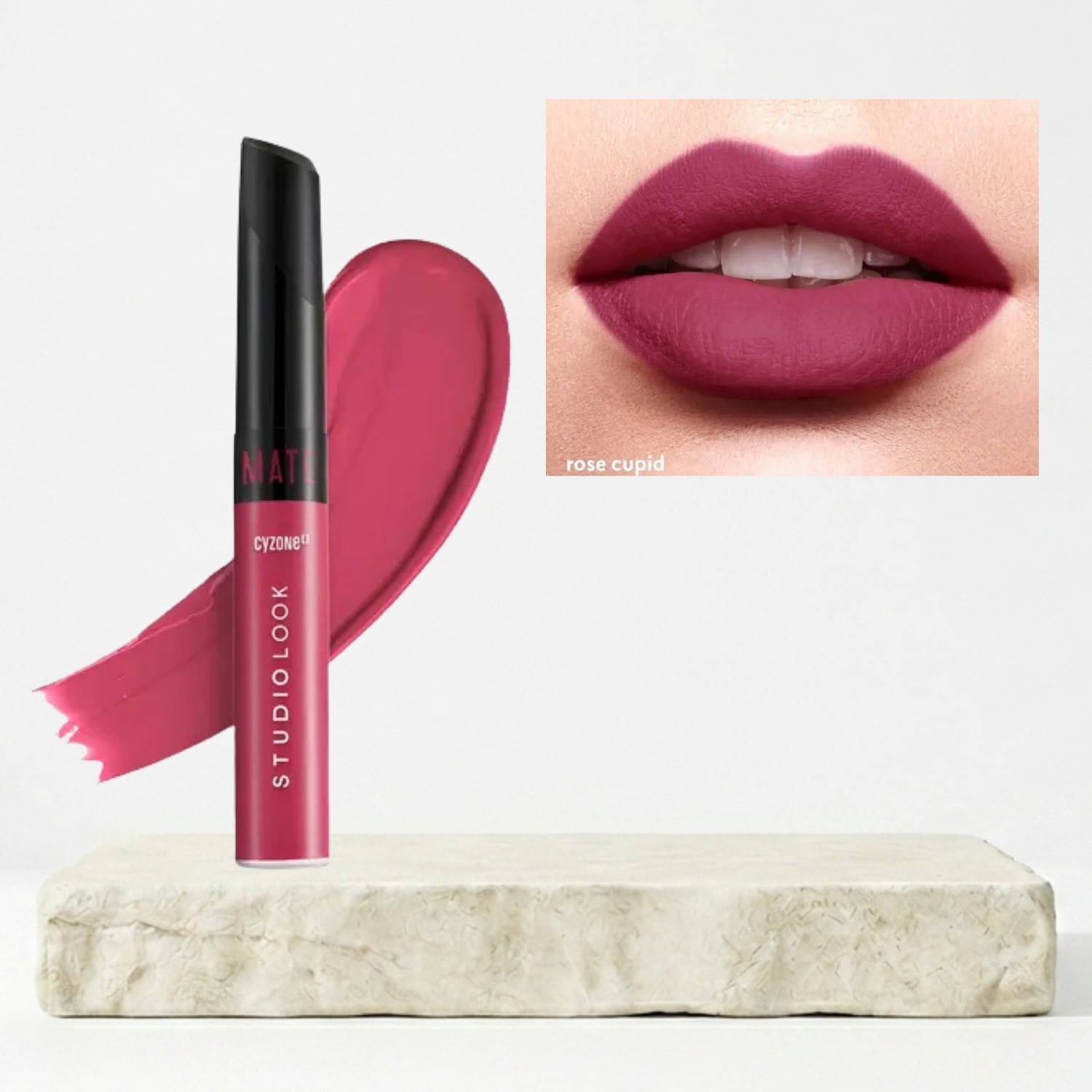 LABIAL LIQUIDO MATE STUDIO LOOK ROSE CUPID - 1