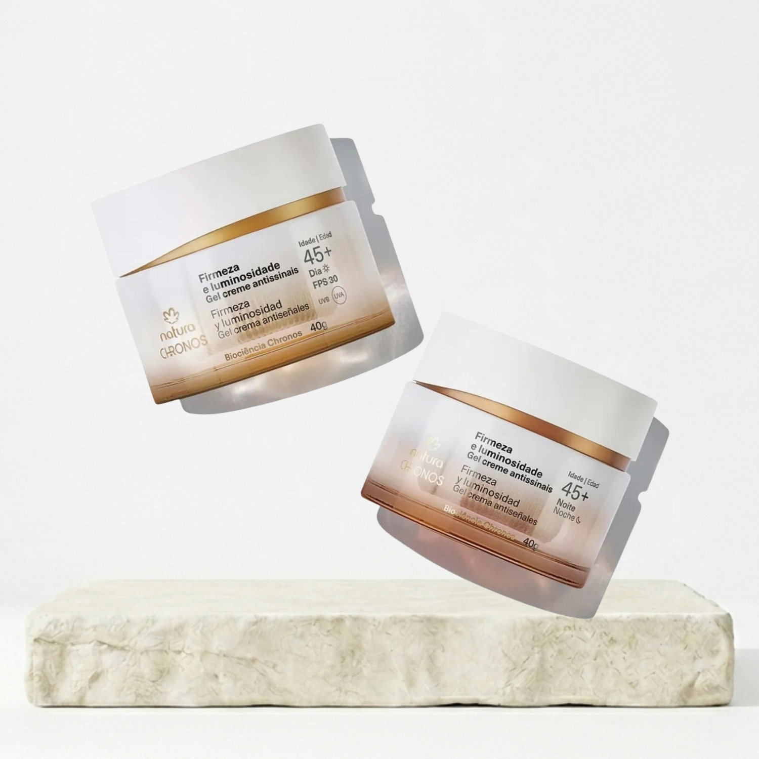 SET GEL CREMA ANTISEÑALES CHRONOS +45 DIA Y NOCHE - 1