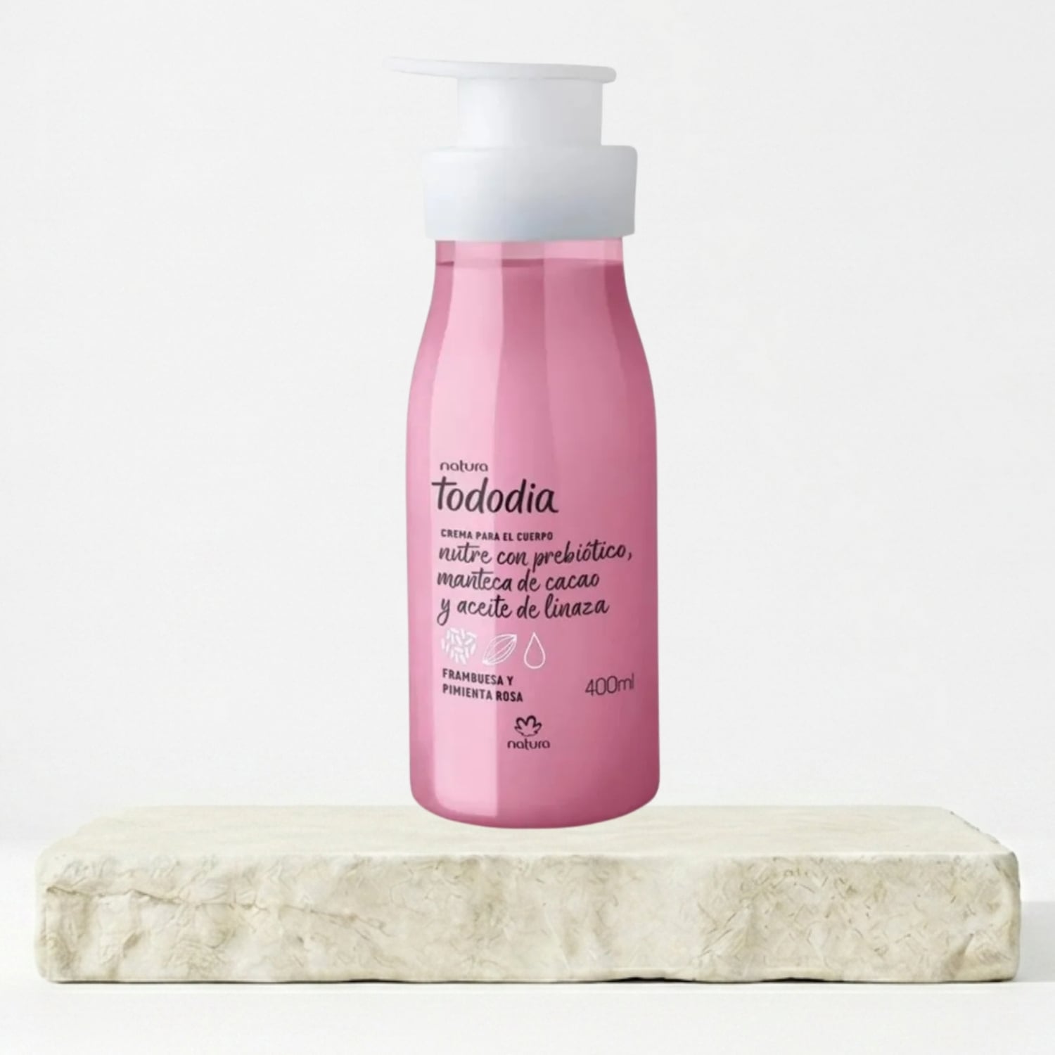 CREMA TODODIA FRAMBUESA Y PIMIENTA ROSA 400 ML - 1
