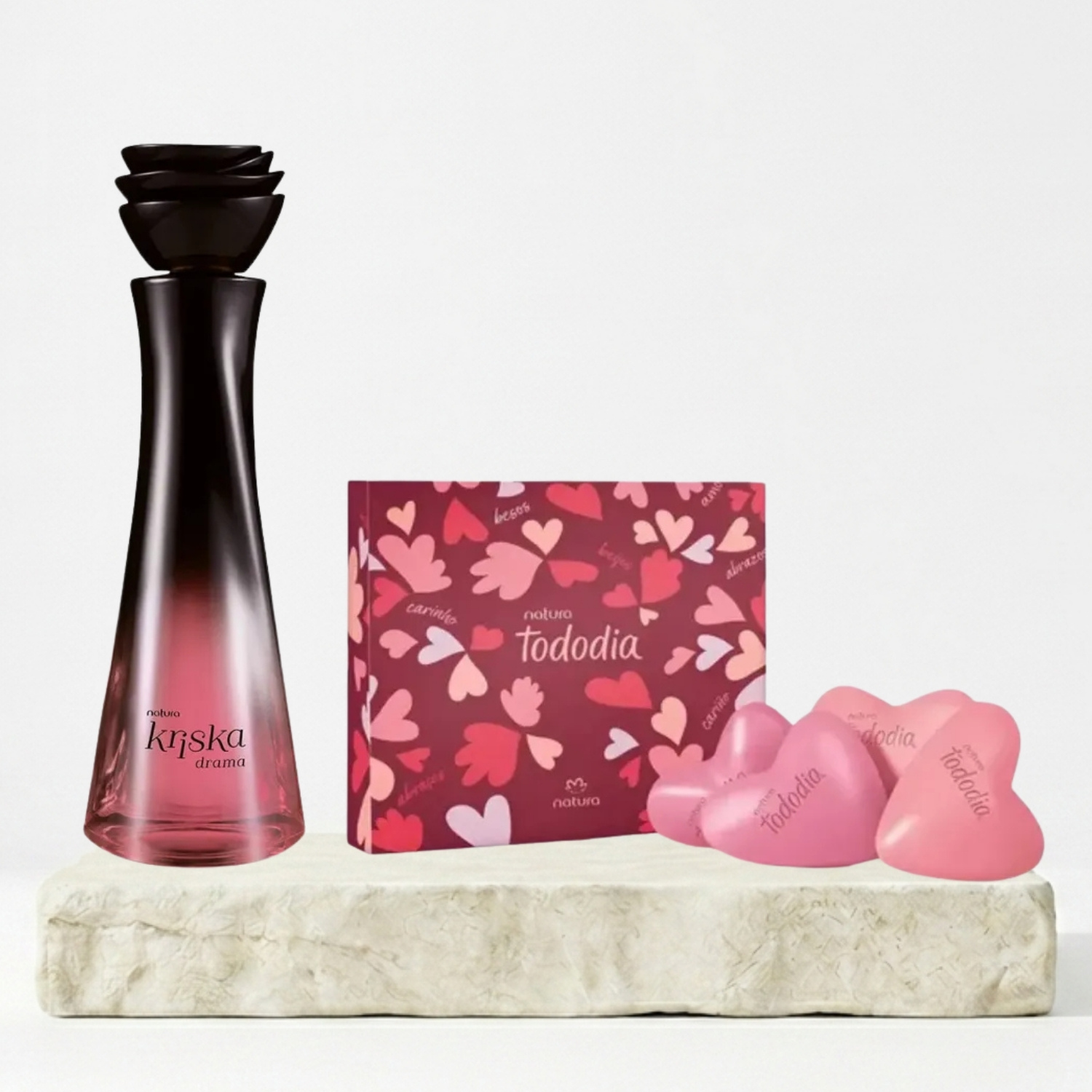 KRISKA DRAMA PERFUME DE MUJER 100 ML + JABONES TODODIA CORAZON - 1