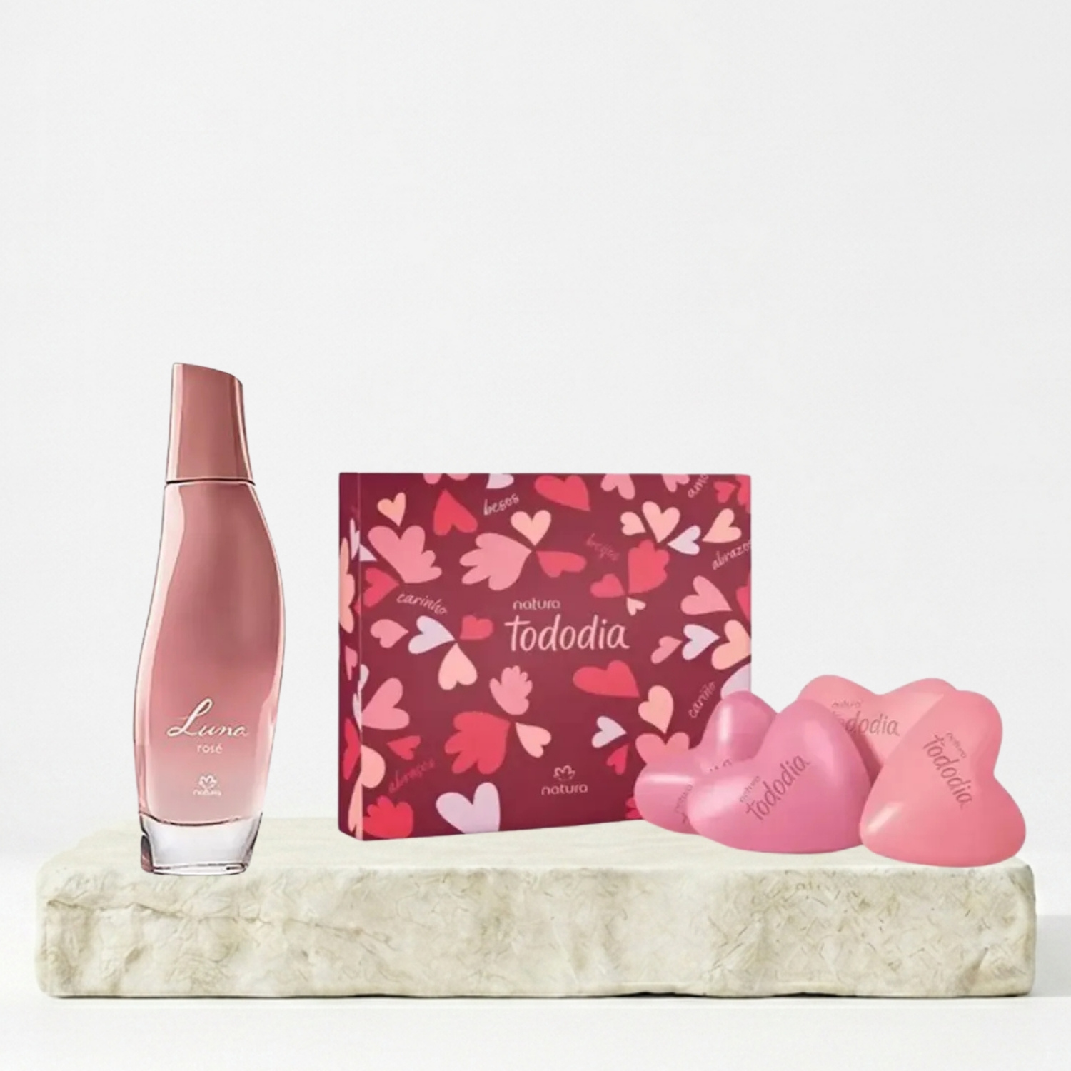 LUNA ROSÉ EAU DE TOILETTE 75 ML + JABON TODODIA CORAZON - 1