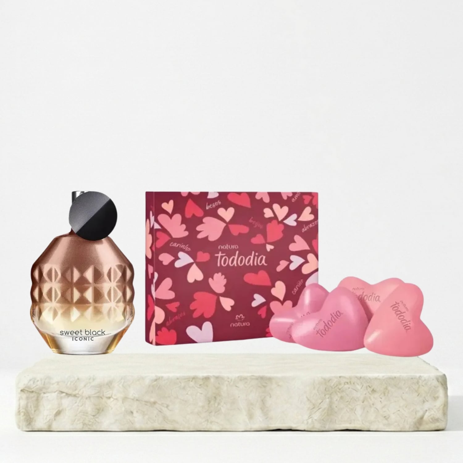 SWEET BLACK ICONIC PERFUME FEMENINO 50 ML + JABON CORAZON TODODIA - 1