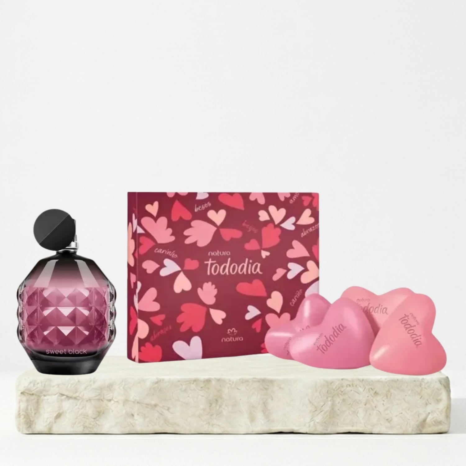 SWEET BLACK EAU DE PARFUM 50 ML + JABON TODODIA CORAZON - 1