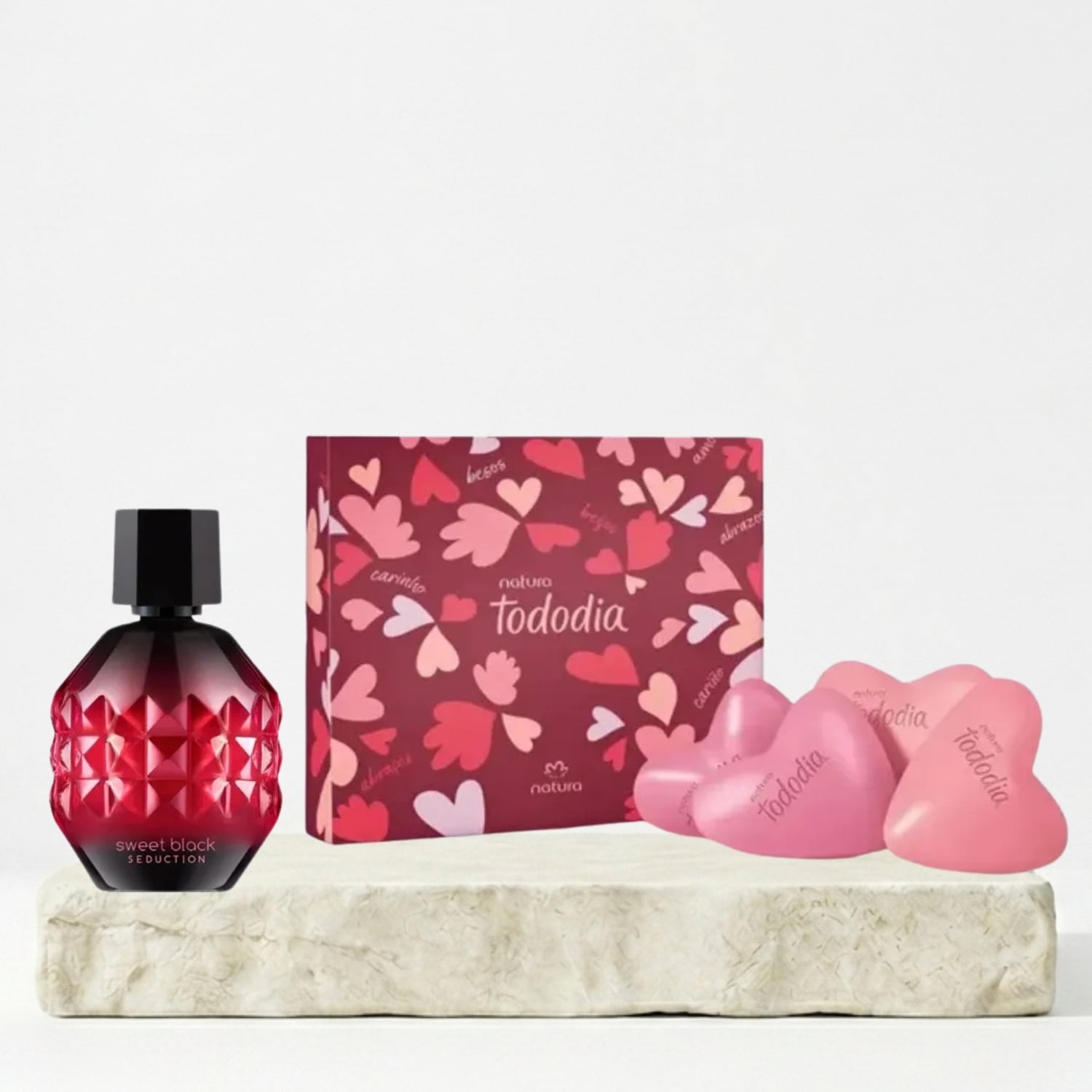 SWEET BLACK SEDUCTION EAU DE PARFUM 50 ML + JABON TODODIA CORAZON - 1