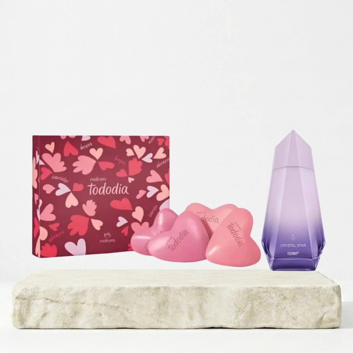 CRYSTAL STAR PERFUME FEMENINO 50 ML + JABON TODODIA CORAZON - 1