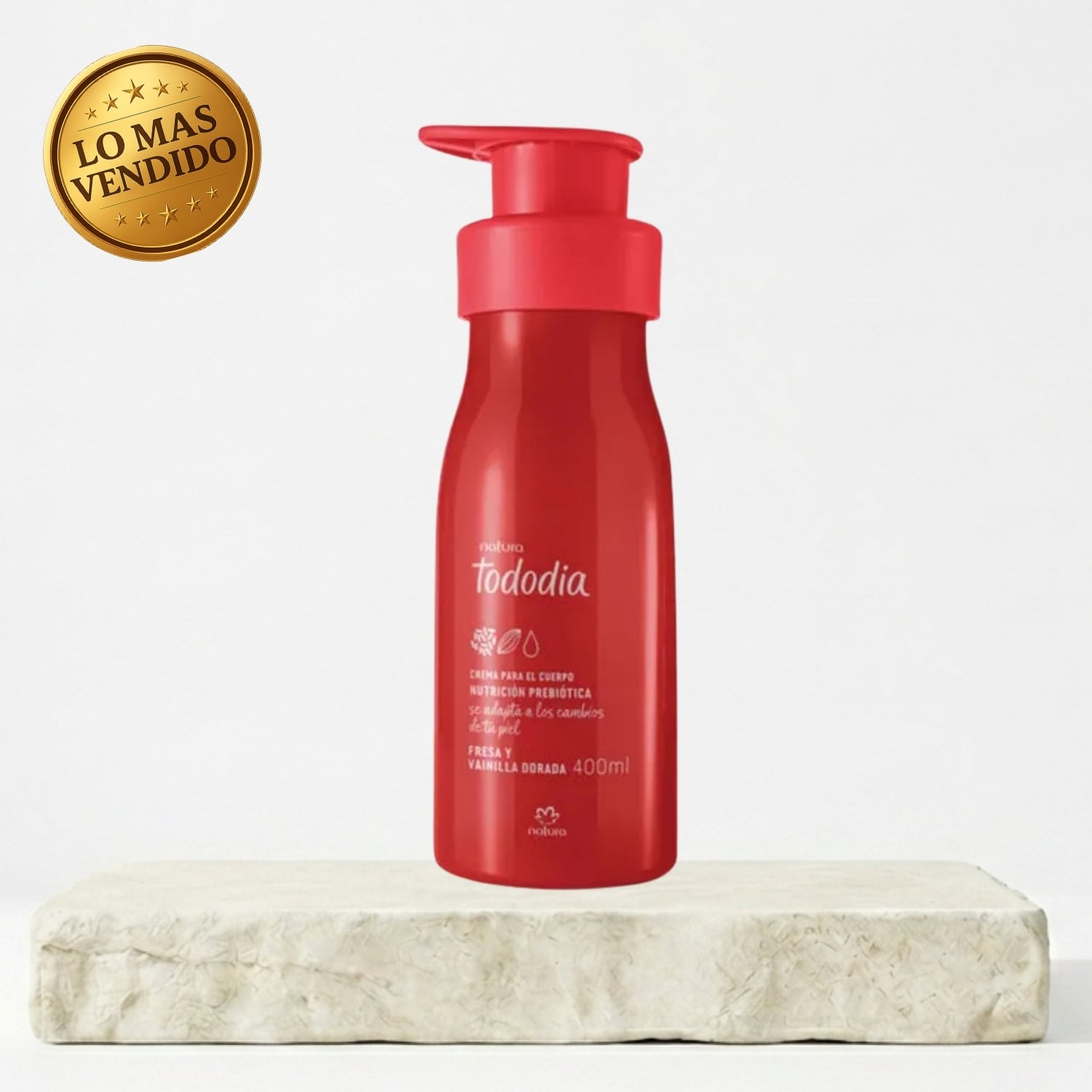 CREMA PARA CUERPO TODODIA FRESA Y VAINILLA DORADA 400 ML - 1