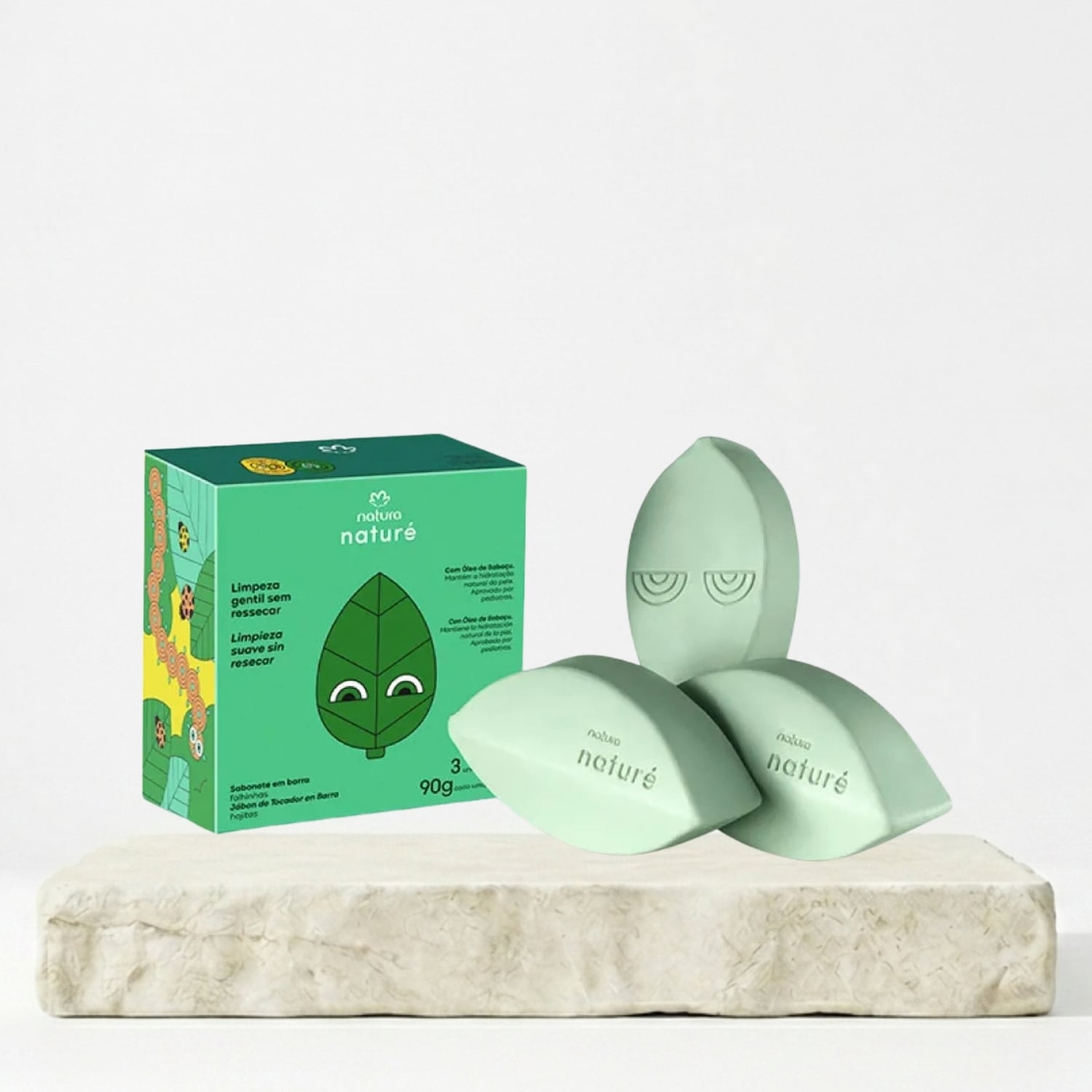 JABON NATURE PARA NIÑOS 3 UNIDADES - 1