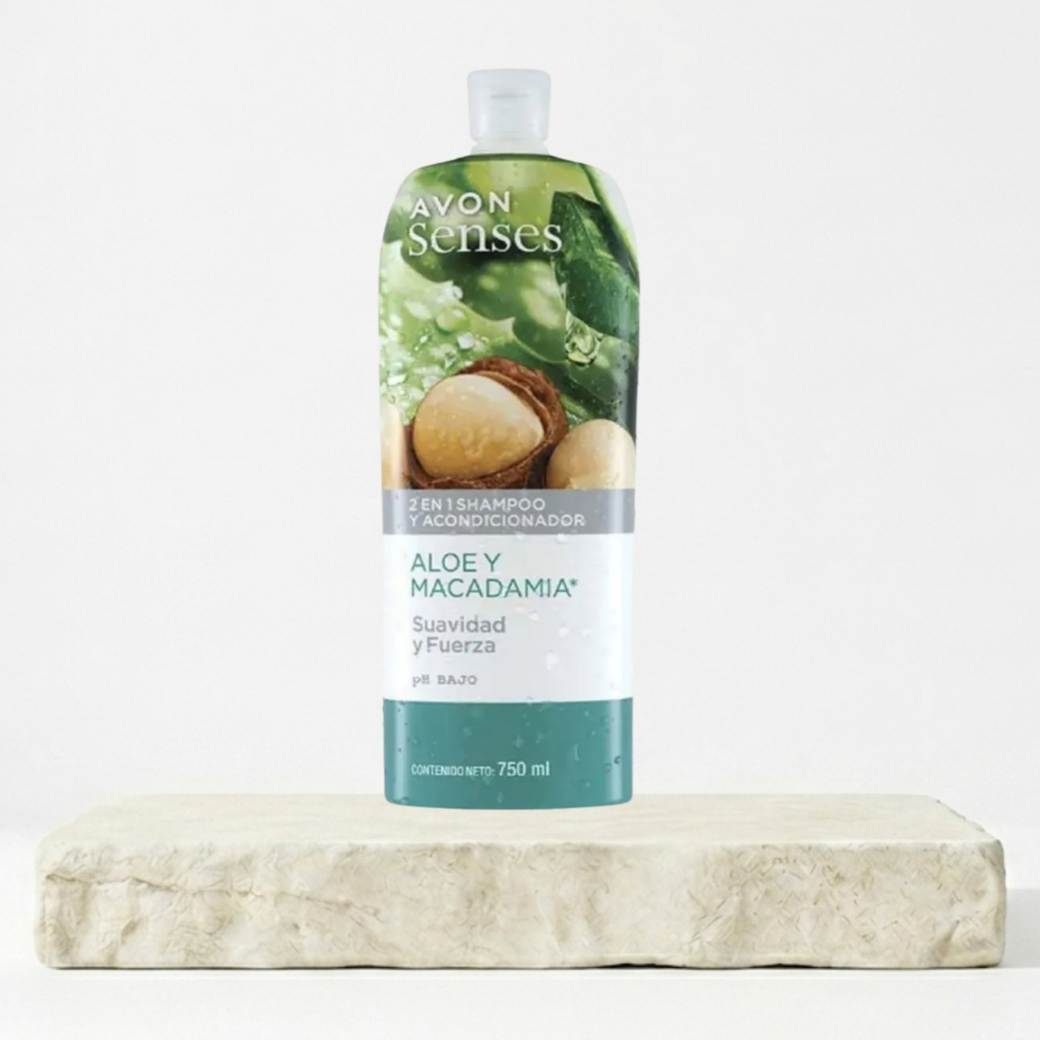SHAMPOO Y ACONDICIONADOR 2 EN 1 ALOE Y MACADAMIA 750 ML - 1