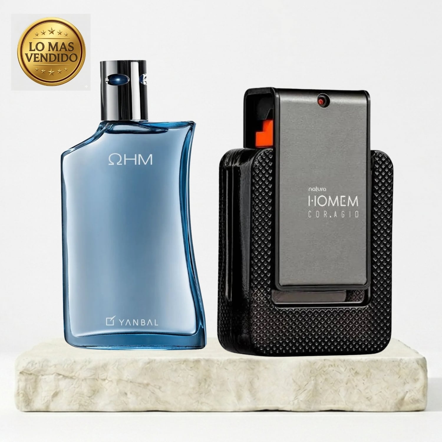 PACK PERFUME MASCULINO OHM + HOMEM CORAGIO 100 ML - 1