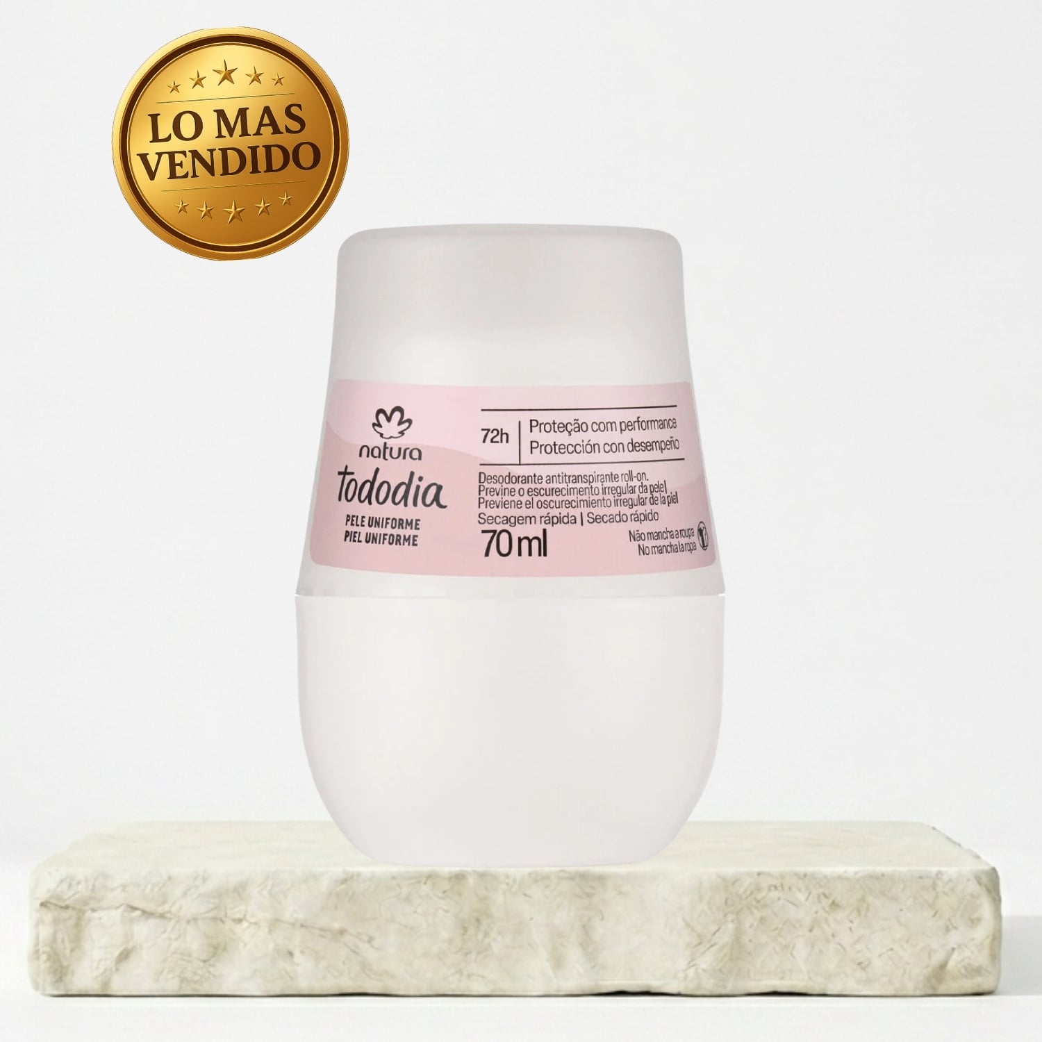 DESODORANTE TODODIA ROLL ON PIEL UNIFORME 70 ML - 1