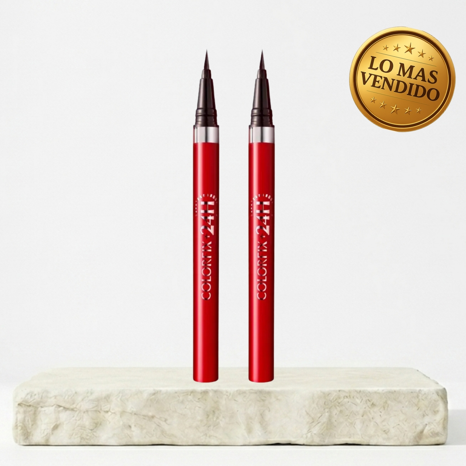 DELINEADOR X2 COLORFIX PLUMON TATTOO PUNTA FINA NEGRO - 1